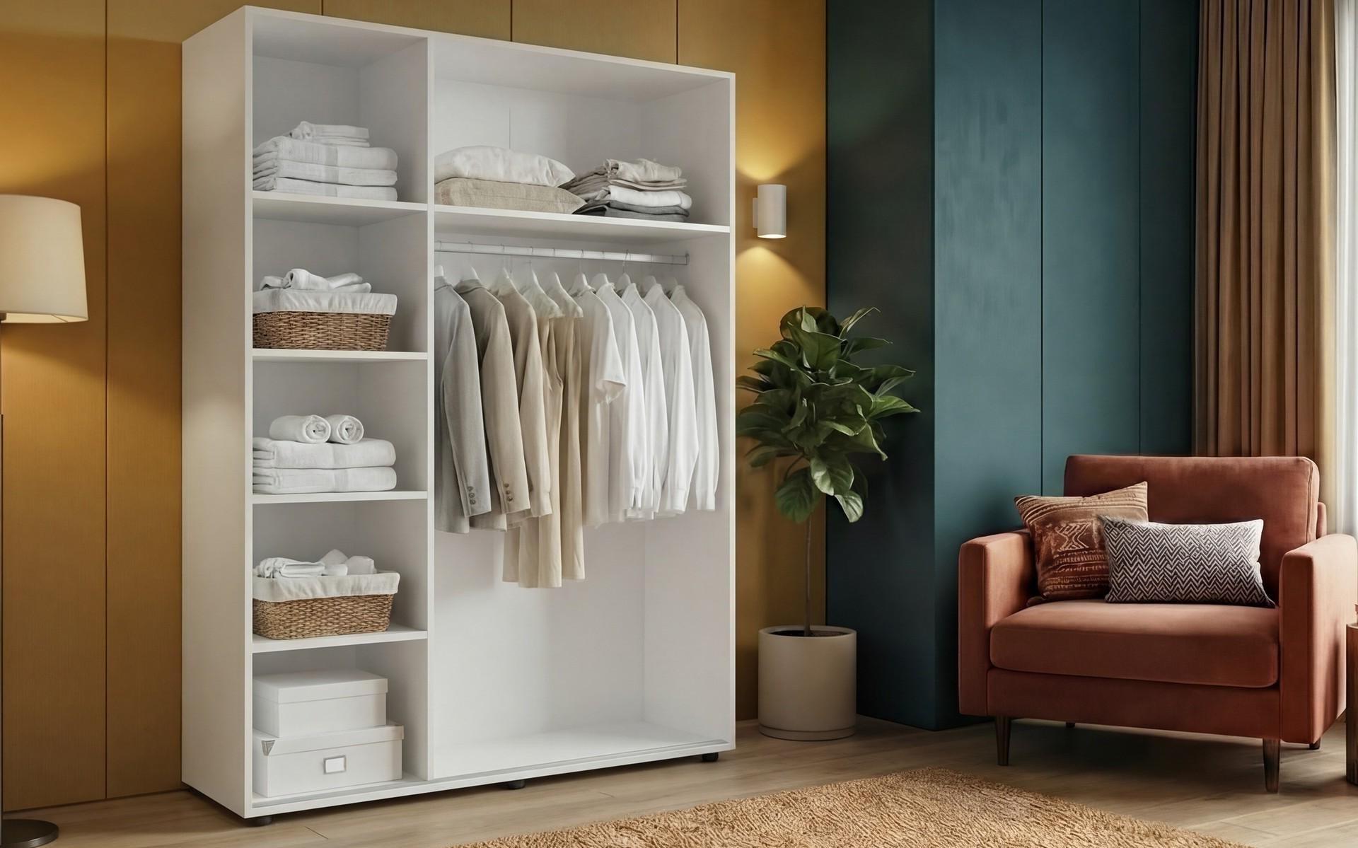 Dulap cu bara pentru umerase Masimo Balance 1, alb  3