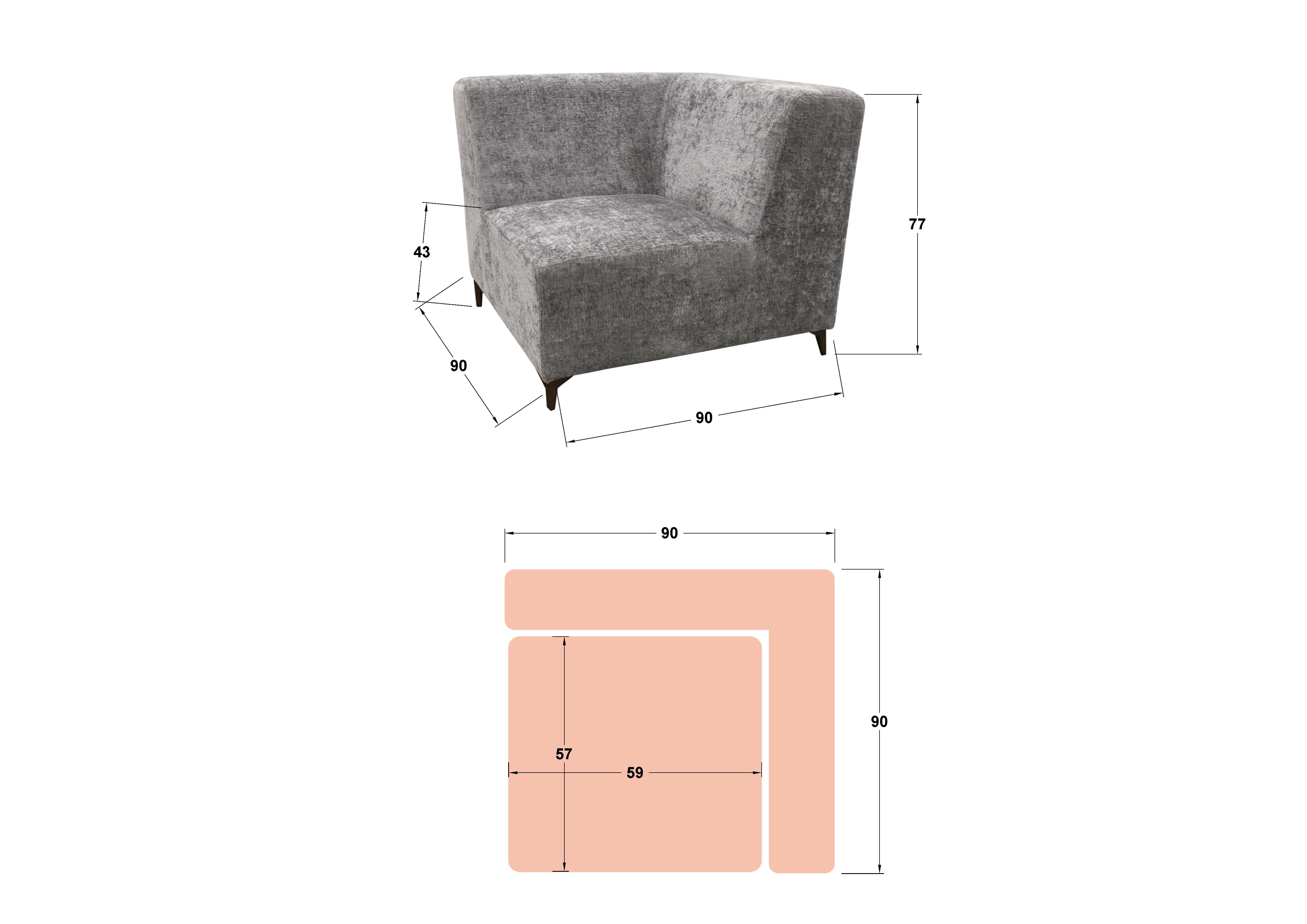Fotoliu Aruba, portocaliu  2