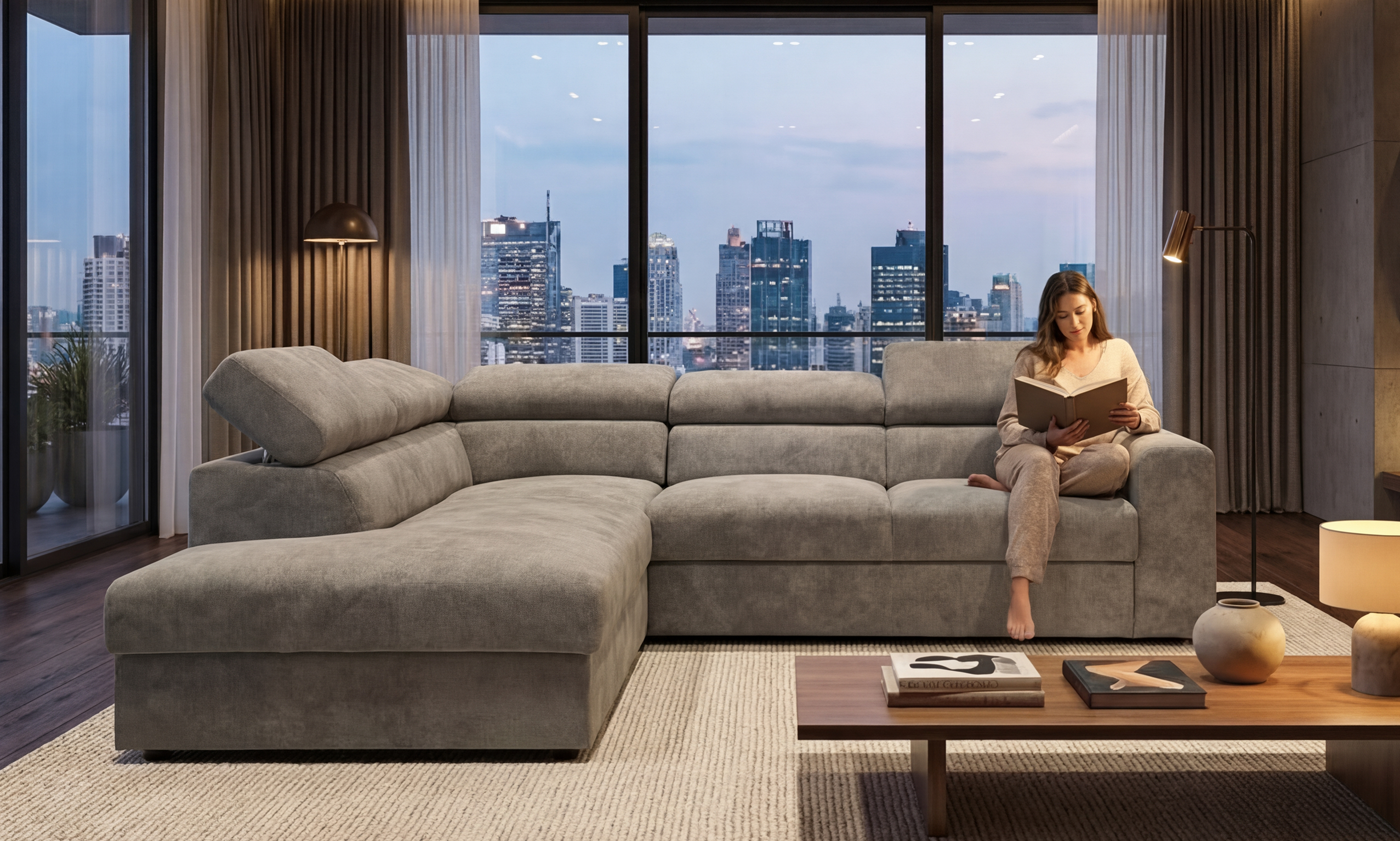 Coltar extensibil Belisa, bej deschis  3