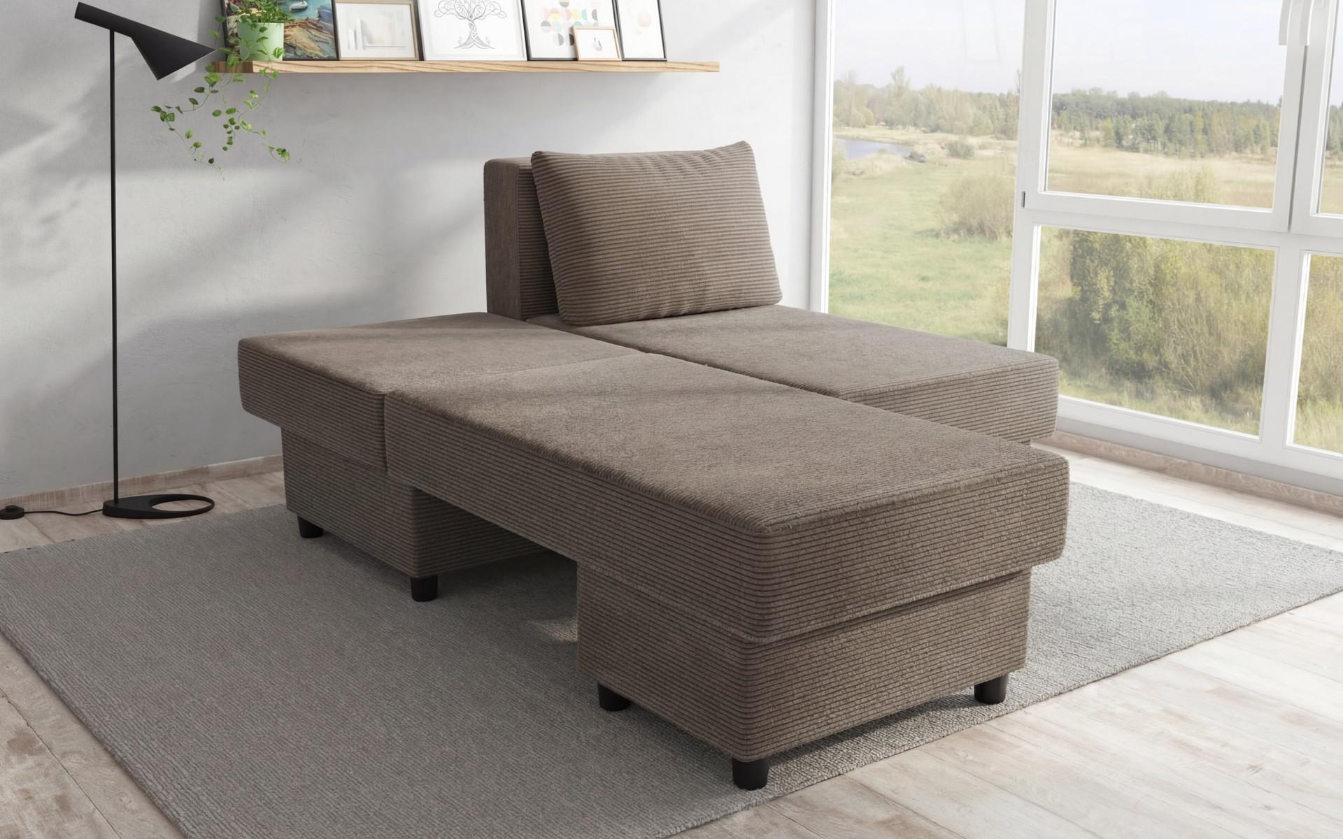 Canapea extensibila Boni, bej inchis  4