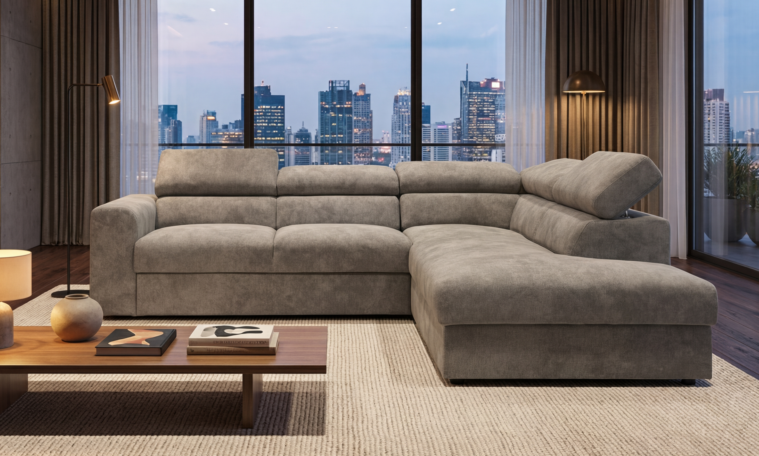 Coltar extensibil Belisa, bej deschis  1