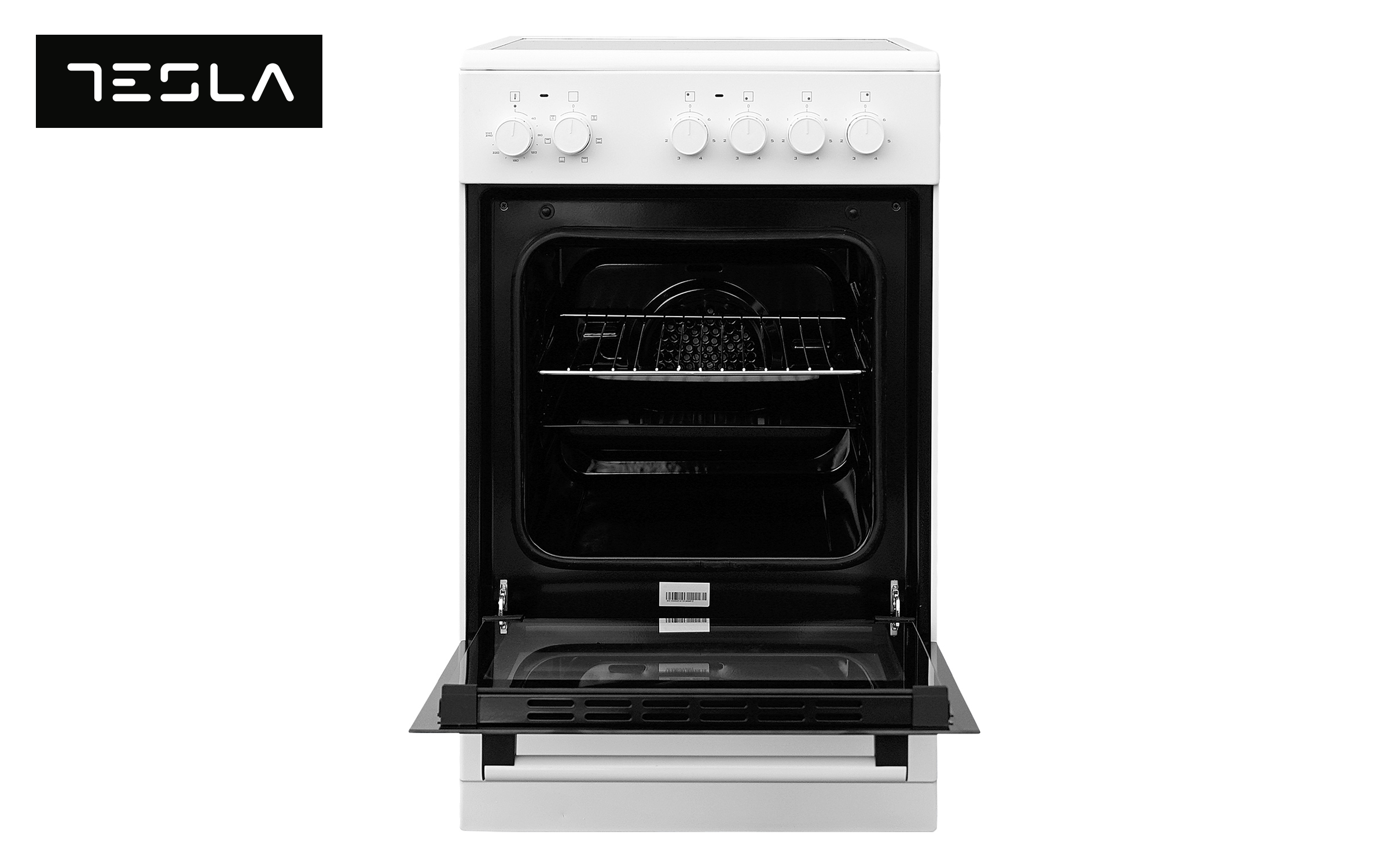 Aragaz TESLA CV5400SW, alb  3