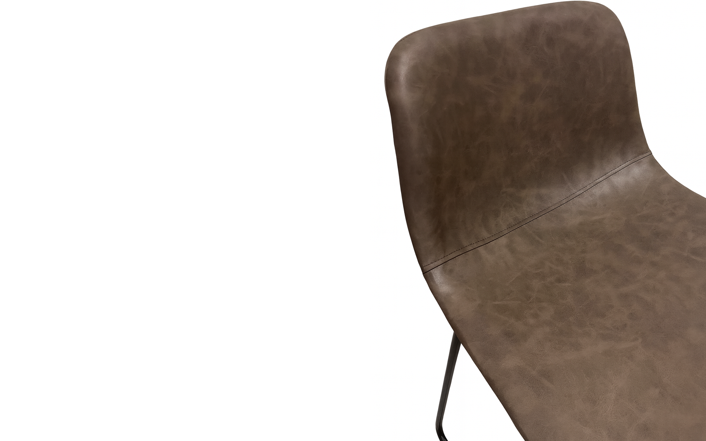 Scaun de bar Remido, gri-maroniu  5