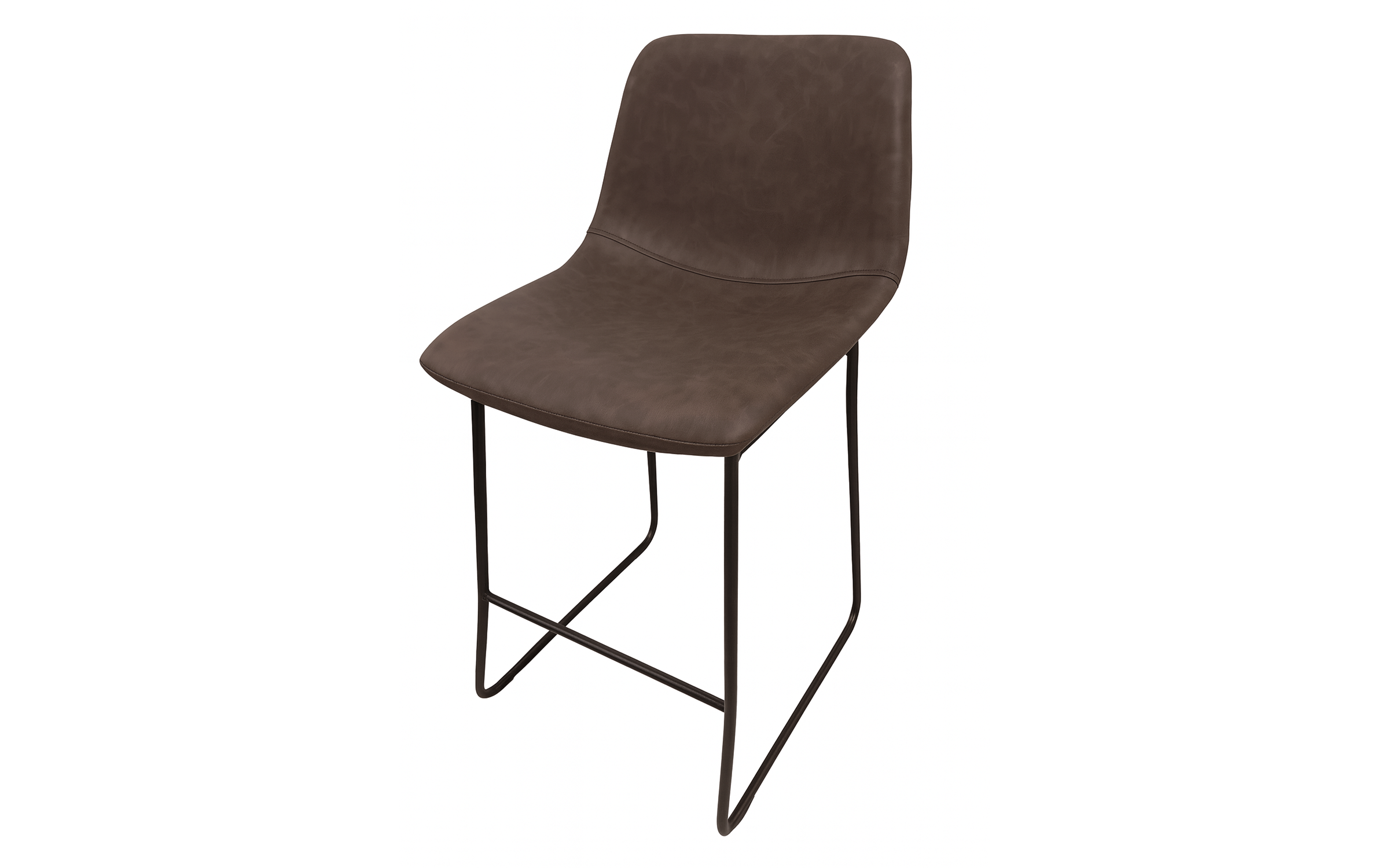 Scaun de bar Remido, gri-maroniu  3