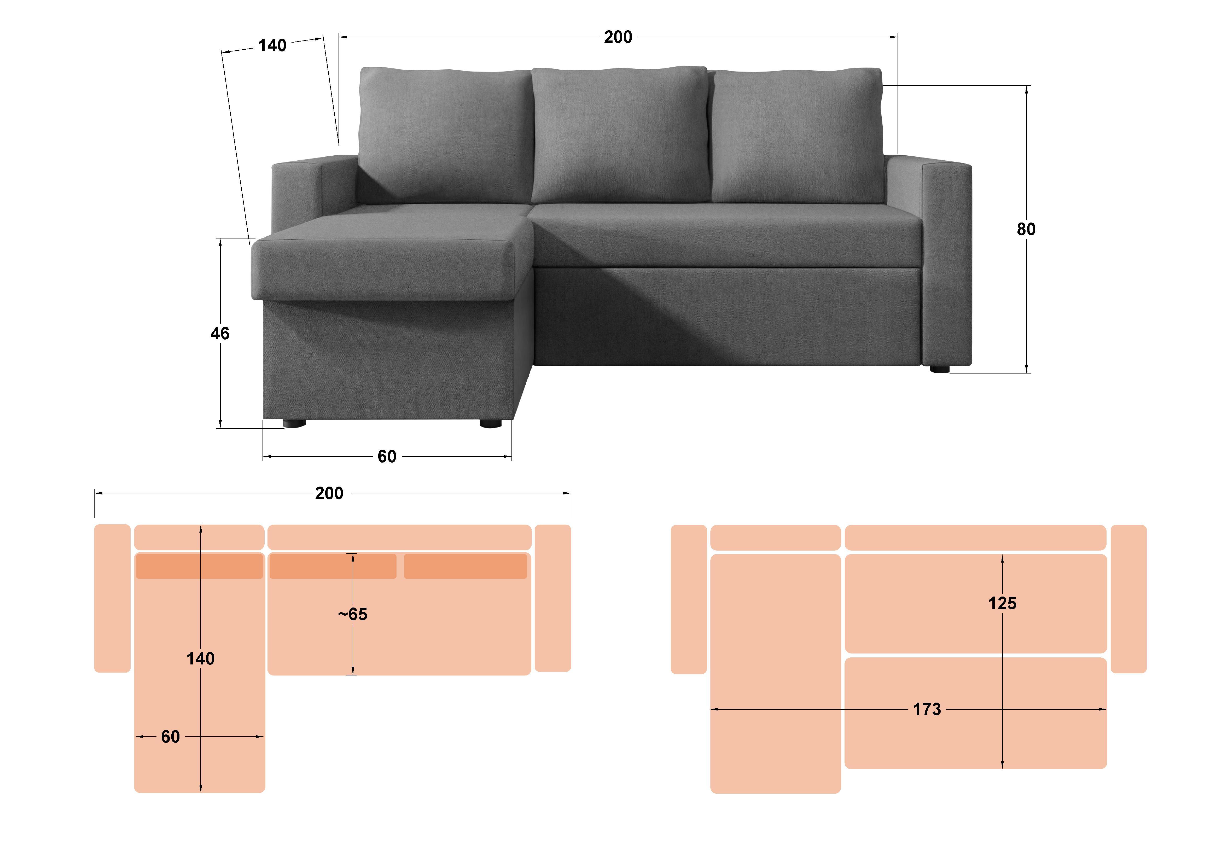 Coltar extensibil Chelsea, galben + gri  2