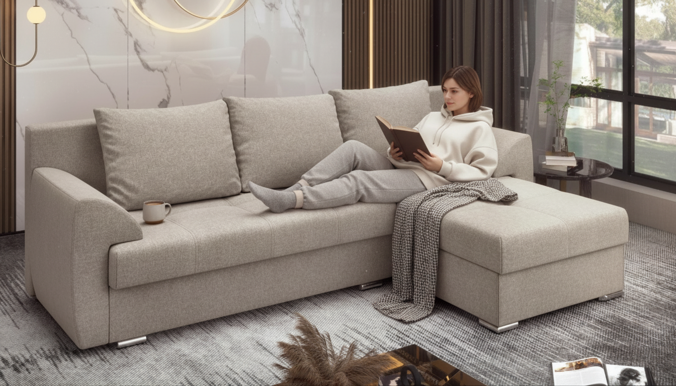 Coltar extensibil Interio, bej  3