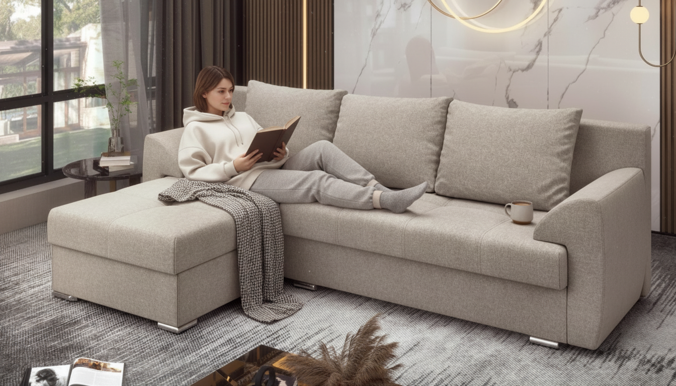 Coltar extensibil Interio, bej  3