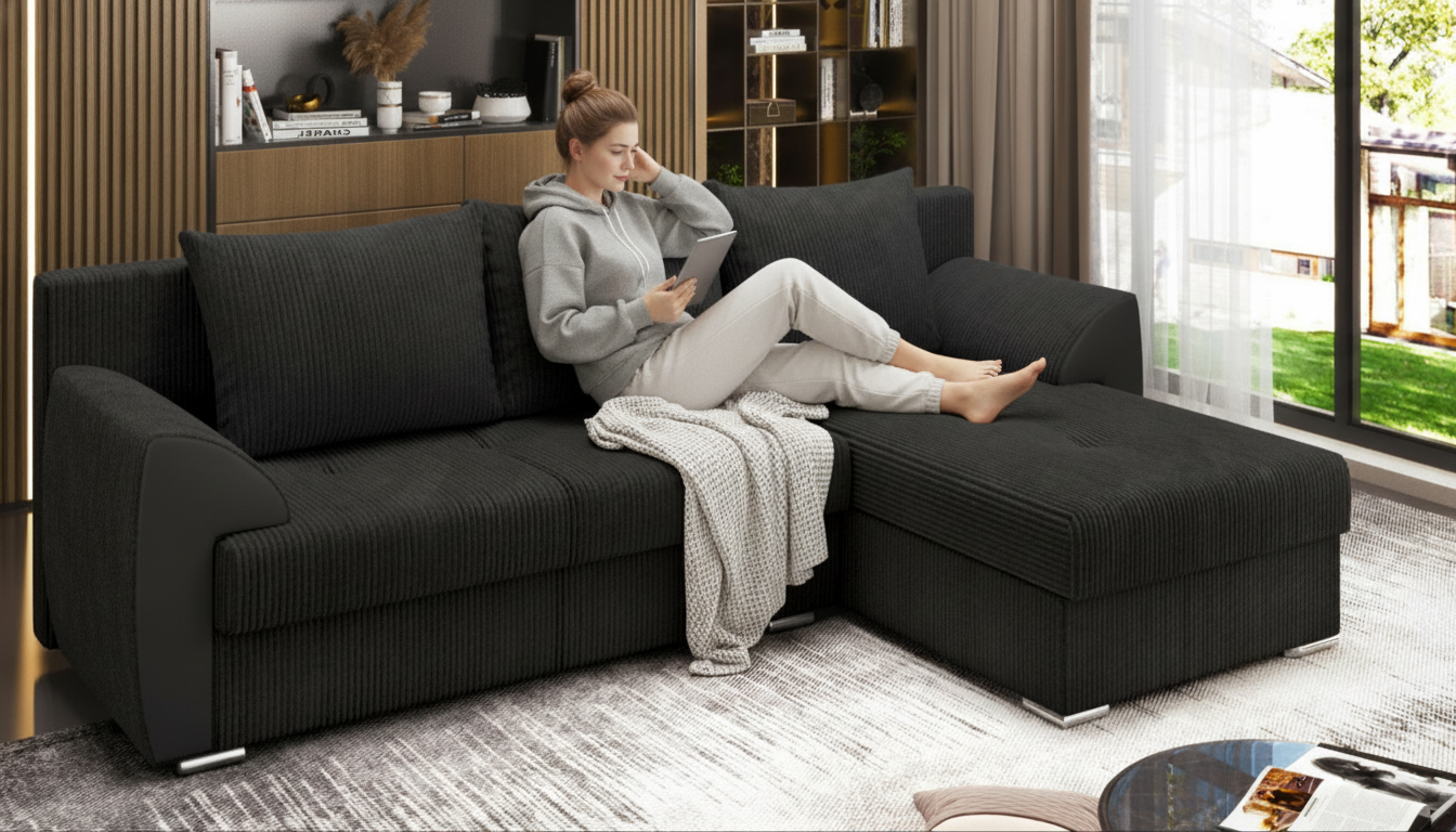 Coltar extensibil Nord, gri inchis  3