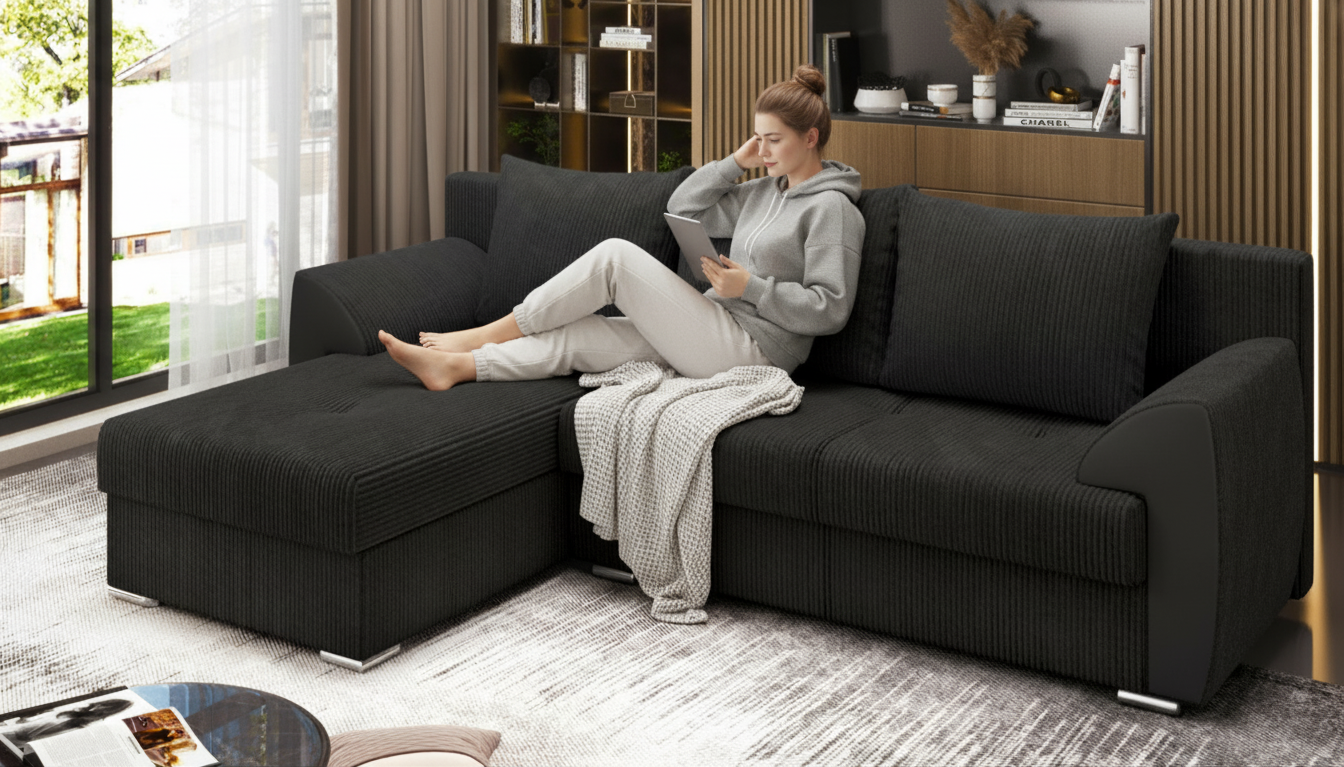 Coltar extensibil Nord, gri inchis  3