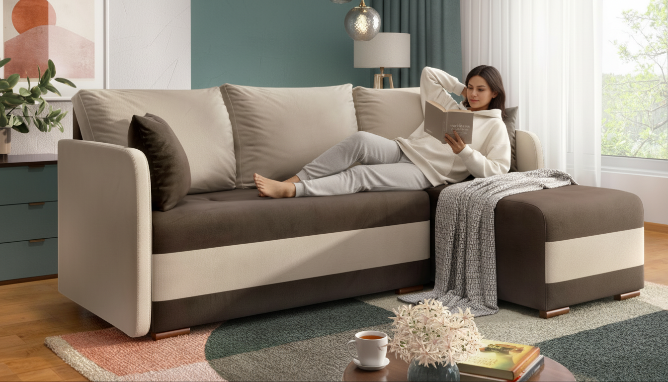 Coltar extensibil Alexa, maro + bej  3