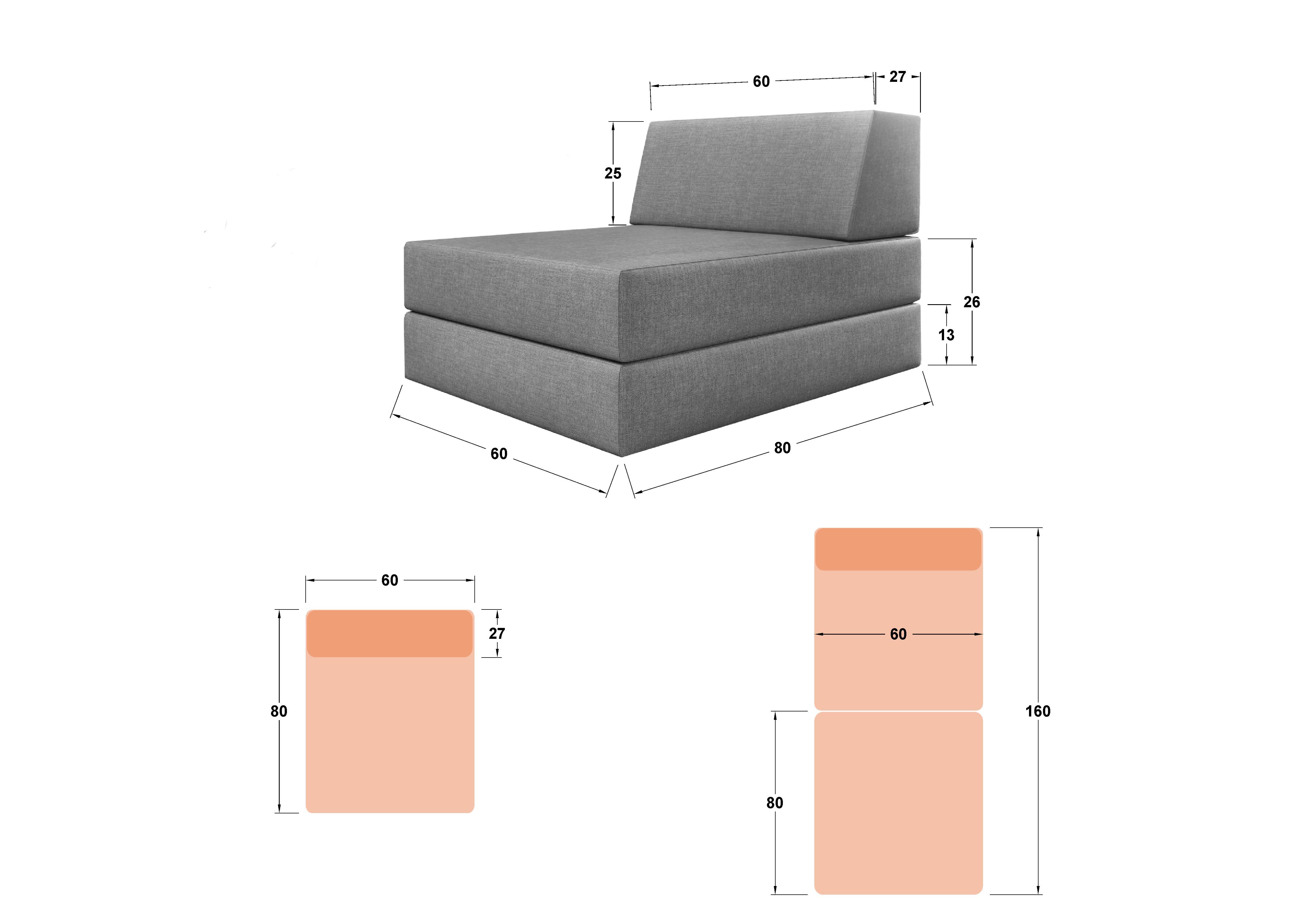 Fotoliu extensibil Cris, roz  4