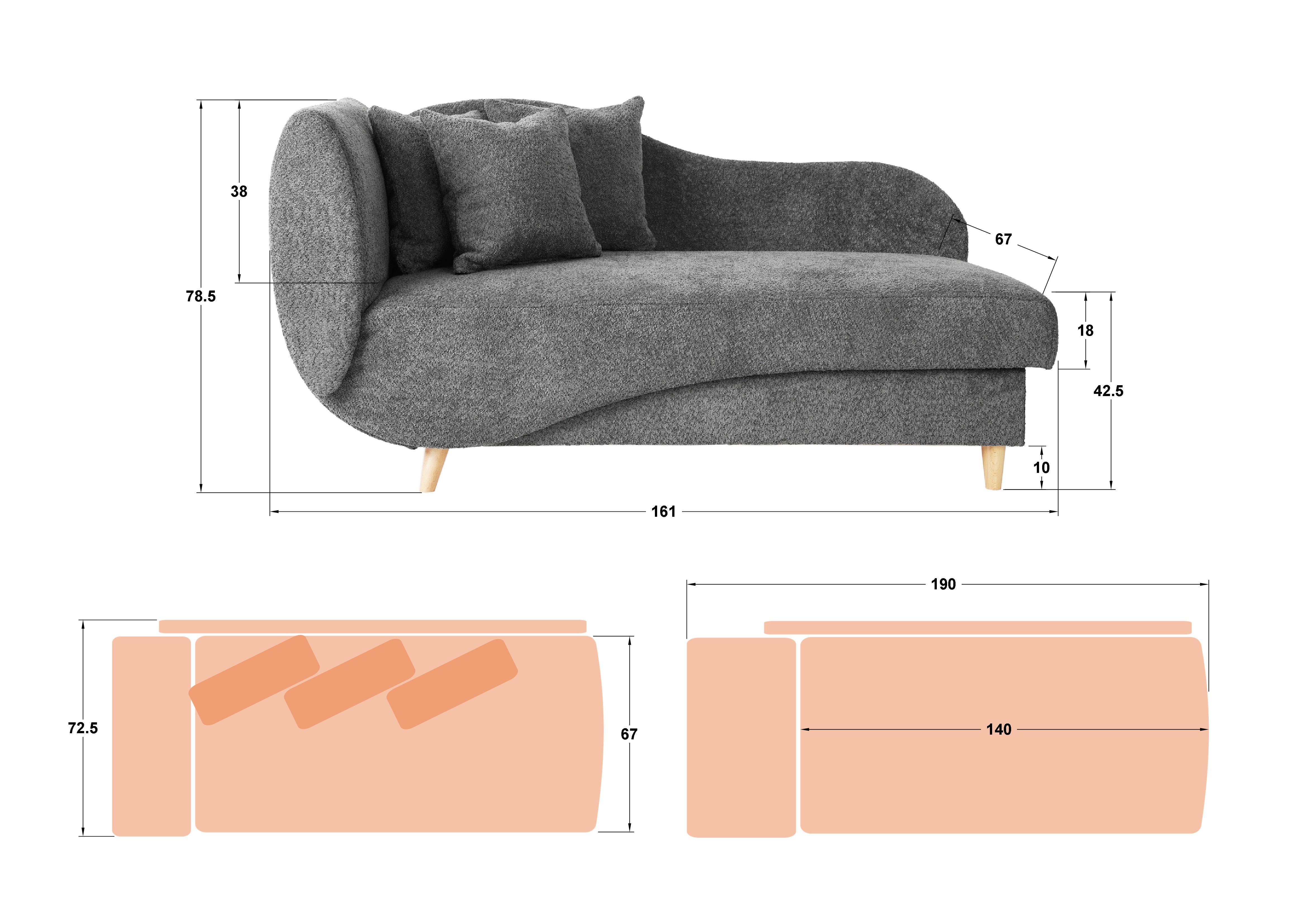 Canapea Daril, verde  2