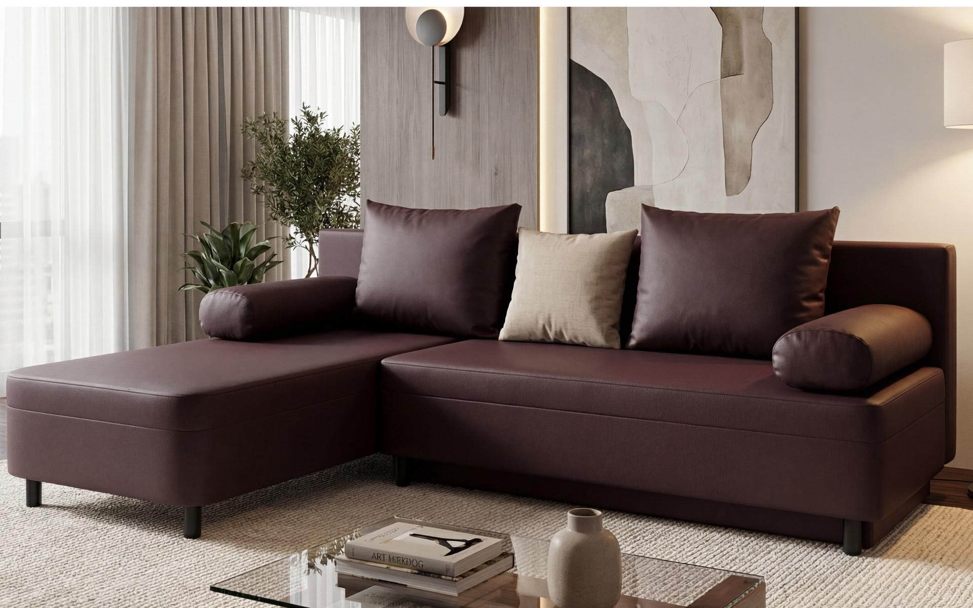 Coltar extensibil Delano, bordo + gri-bej  3