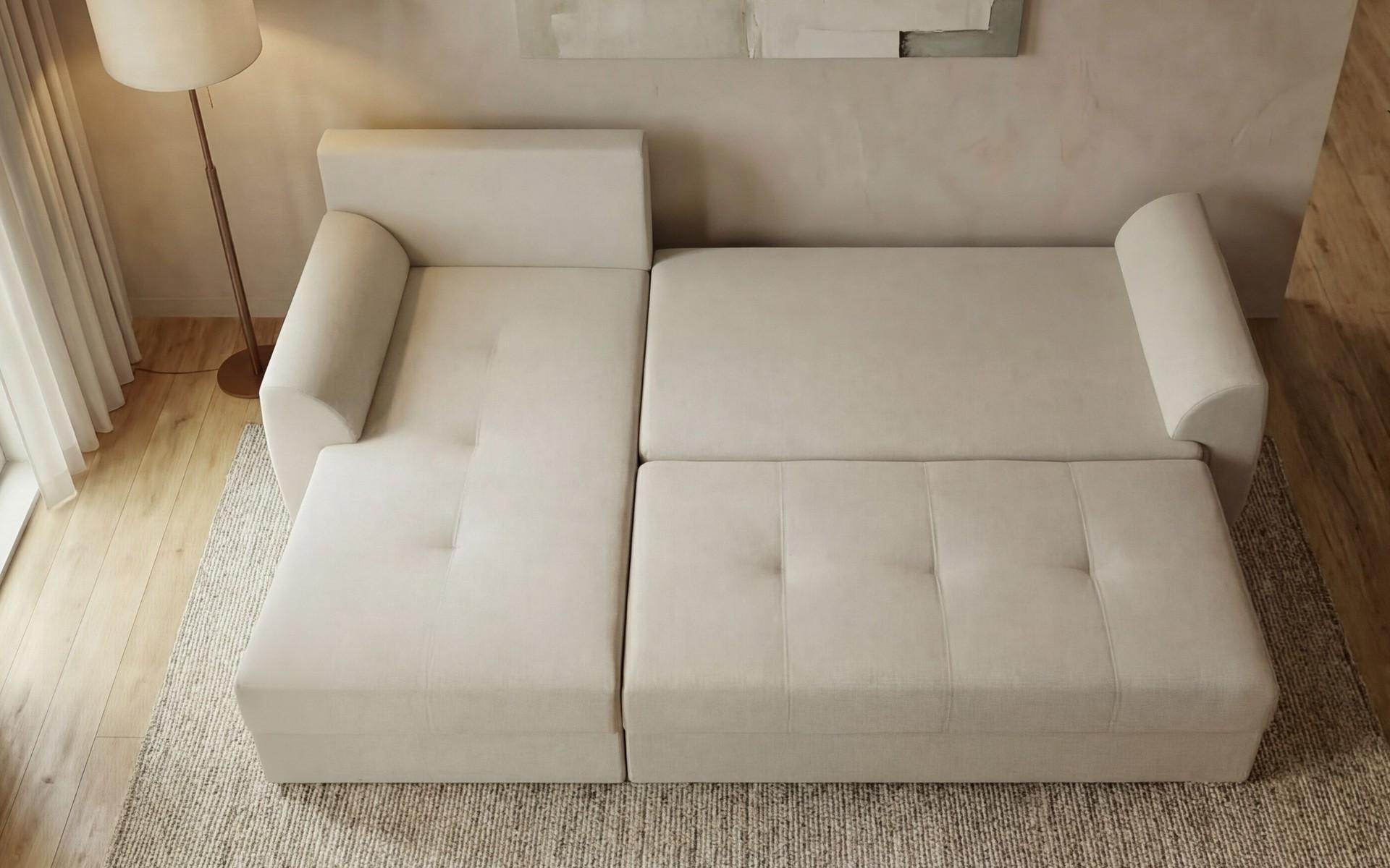 Coltar extensibil Deman Prime, bej deschis + bej  4