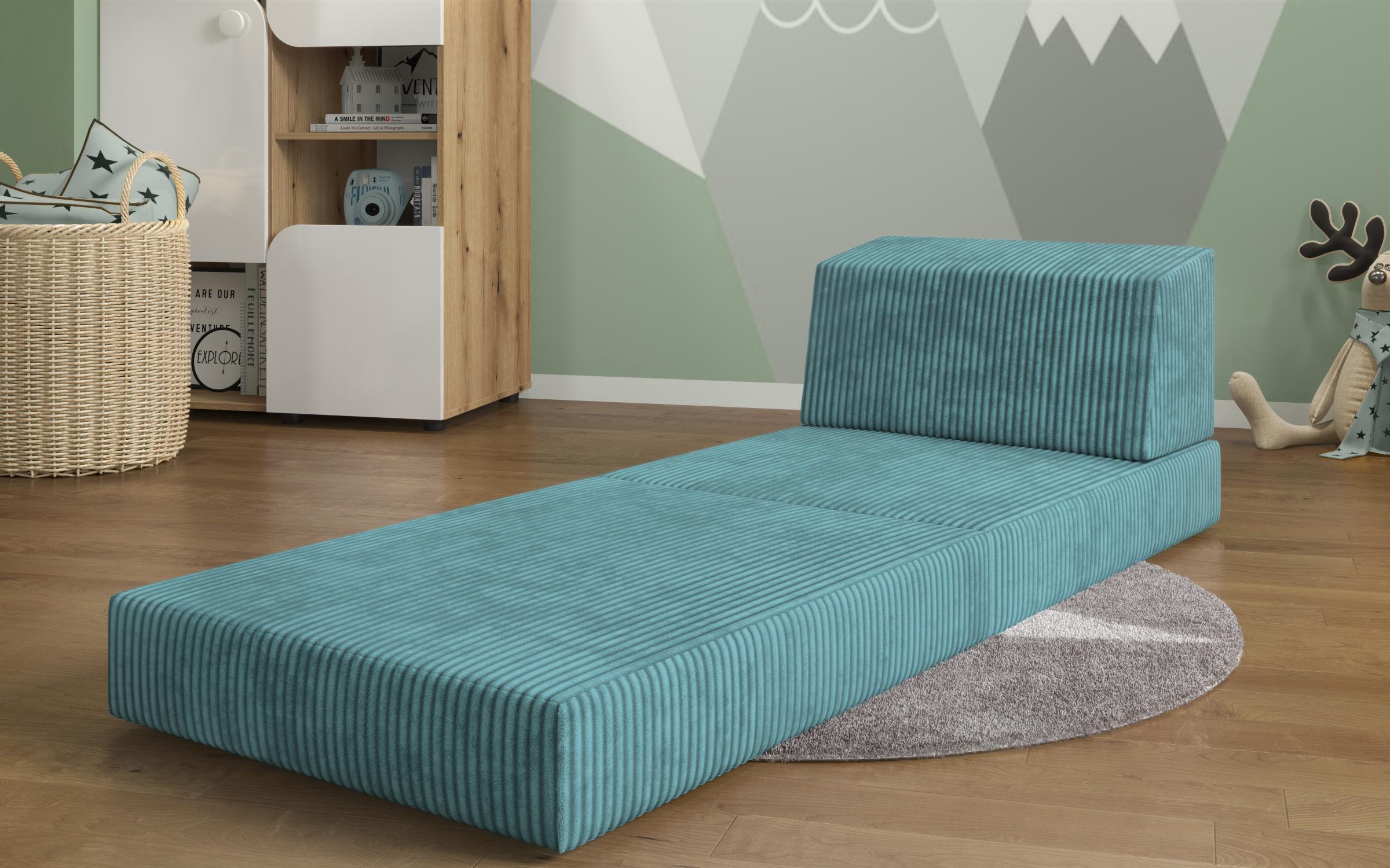 Fotoliu extensibil Cris, turcoaz  3