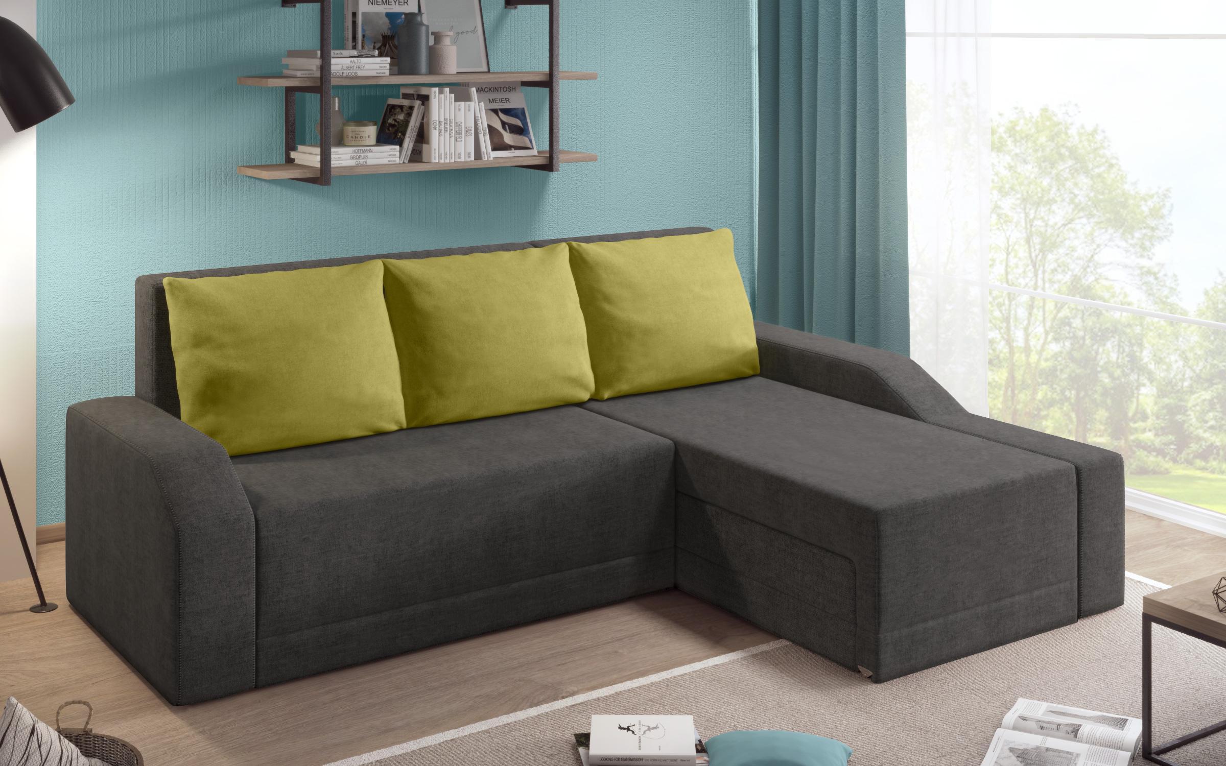 Coltar extensibil Adison M, gri + verde  4