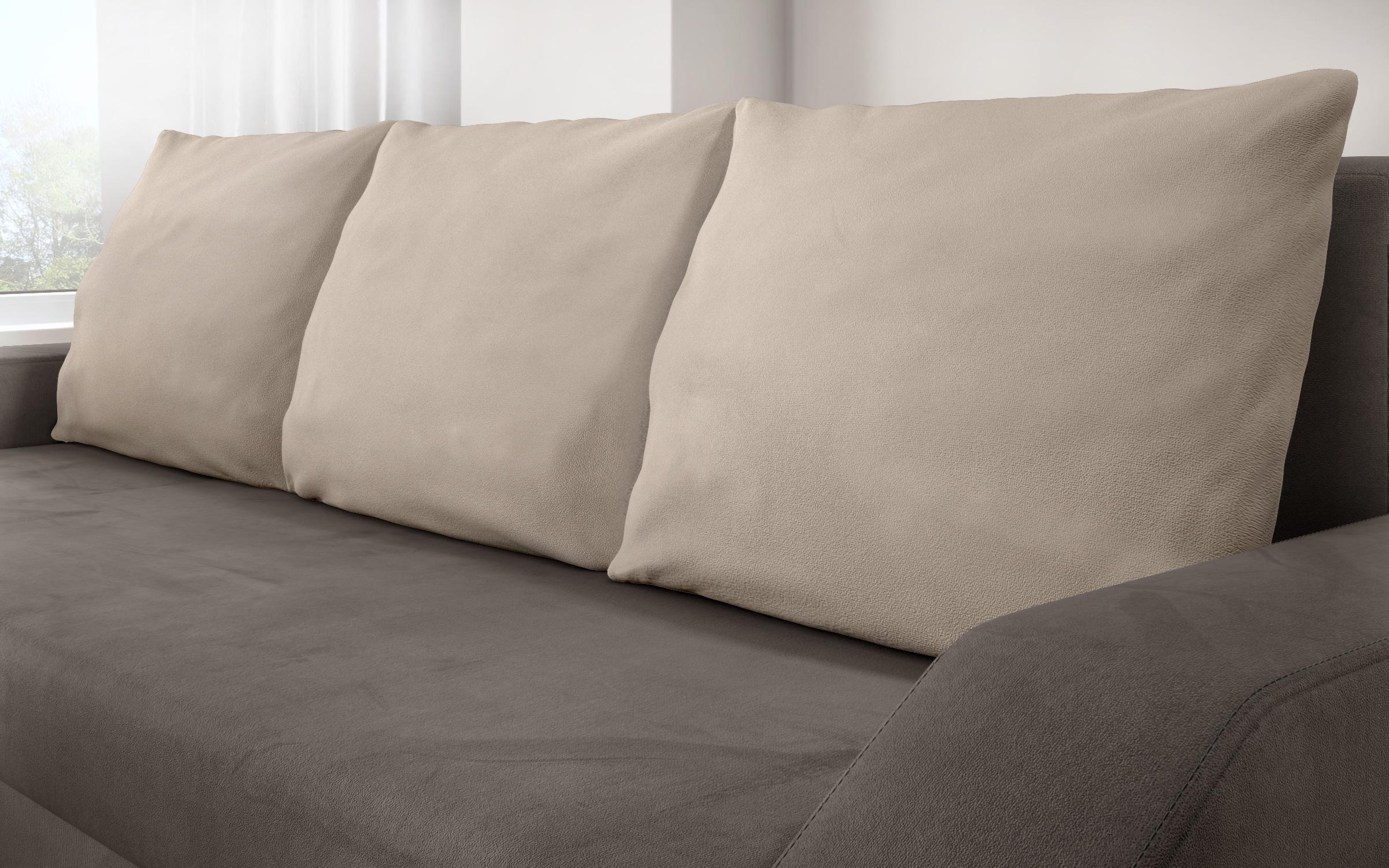 Canapea extensibila Adison XS, maro + bej  5