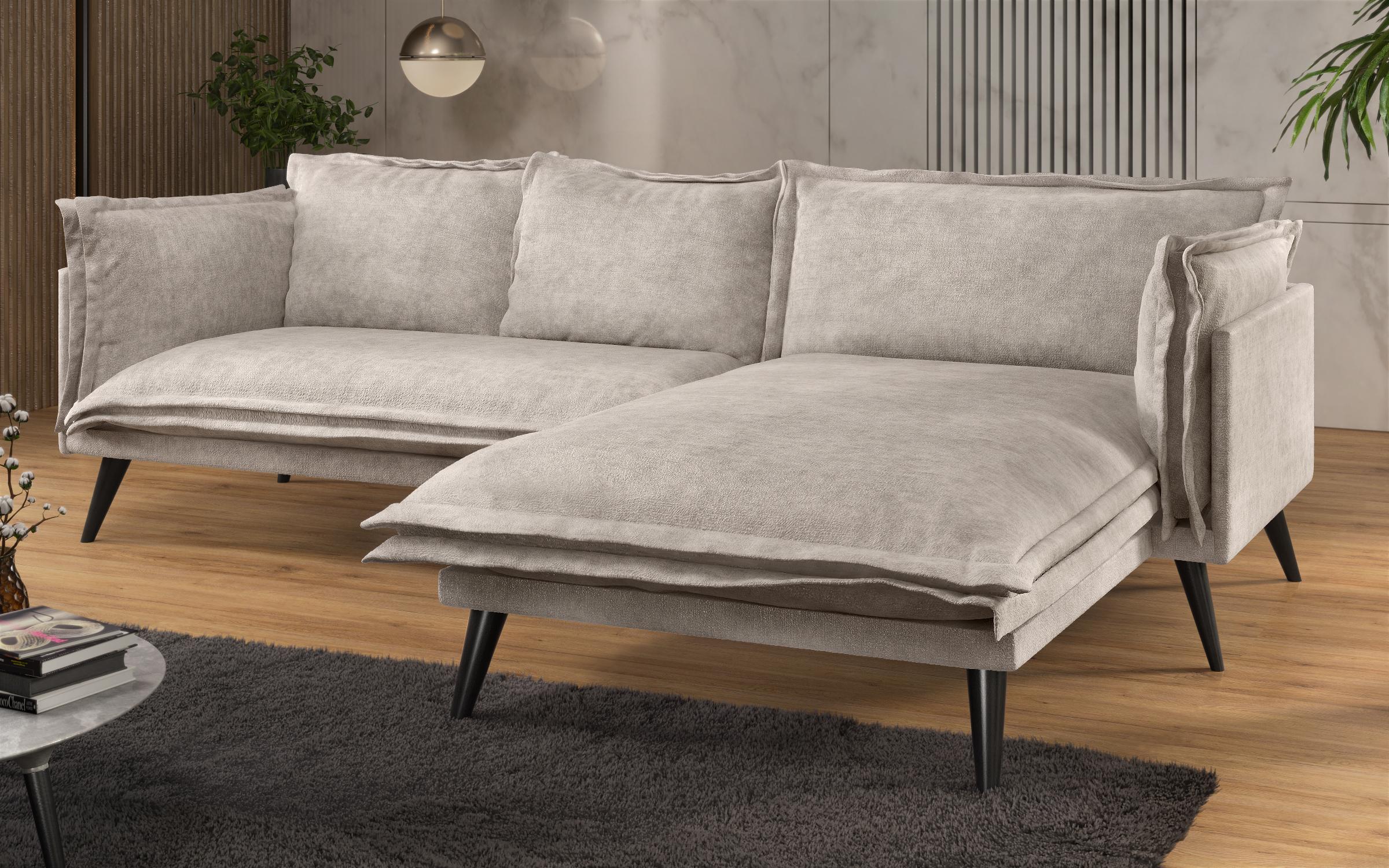 Угловой диван Альберто Extra, бежевый  3