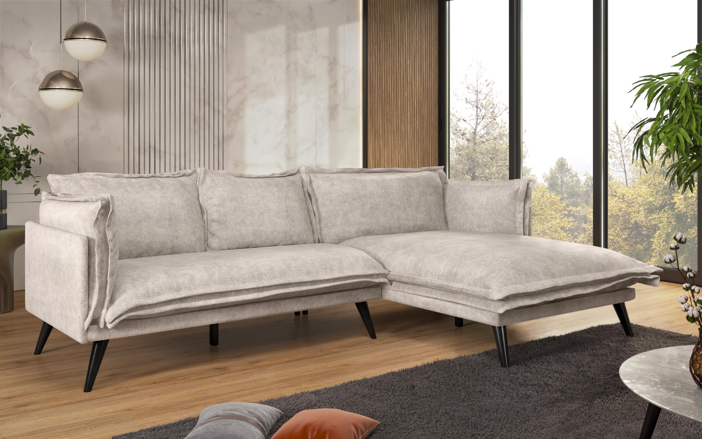 Угловой диван Альберто Extra, бежевый  4