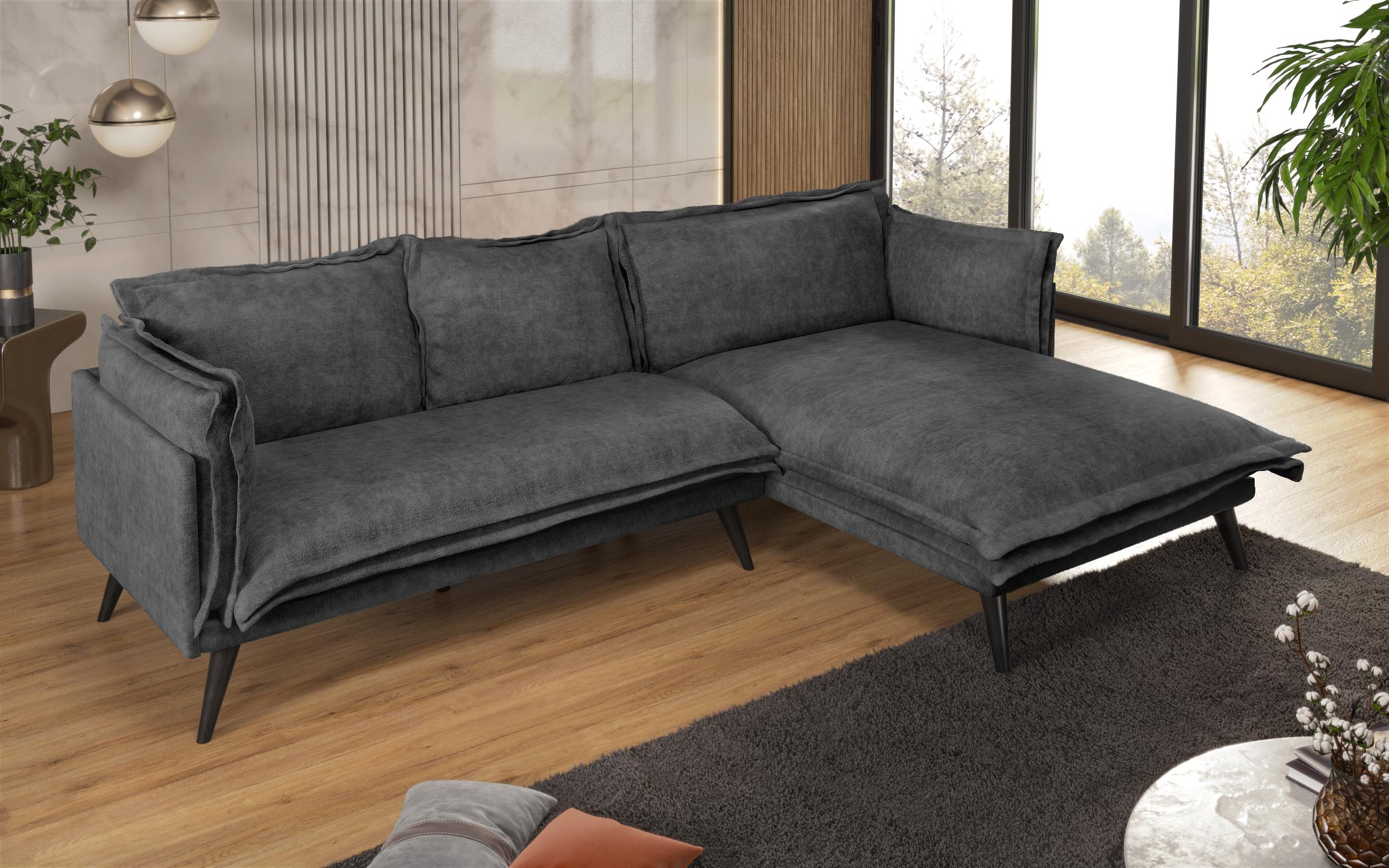 Угловой диван Альберто Extra, антрацит  5