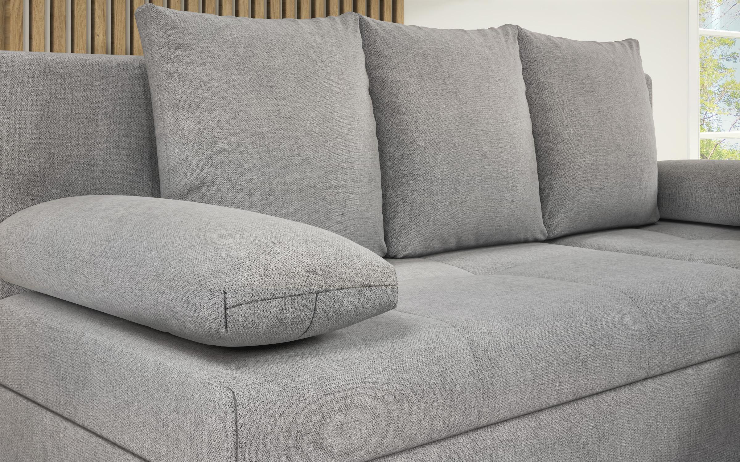 Coltar extensibil Aleto, gri deschis  8