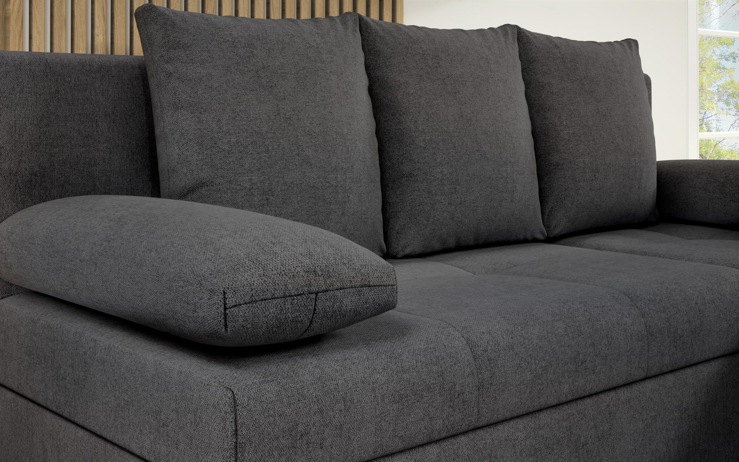 Coltar extensibil Aleto, gri inchis  8