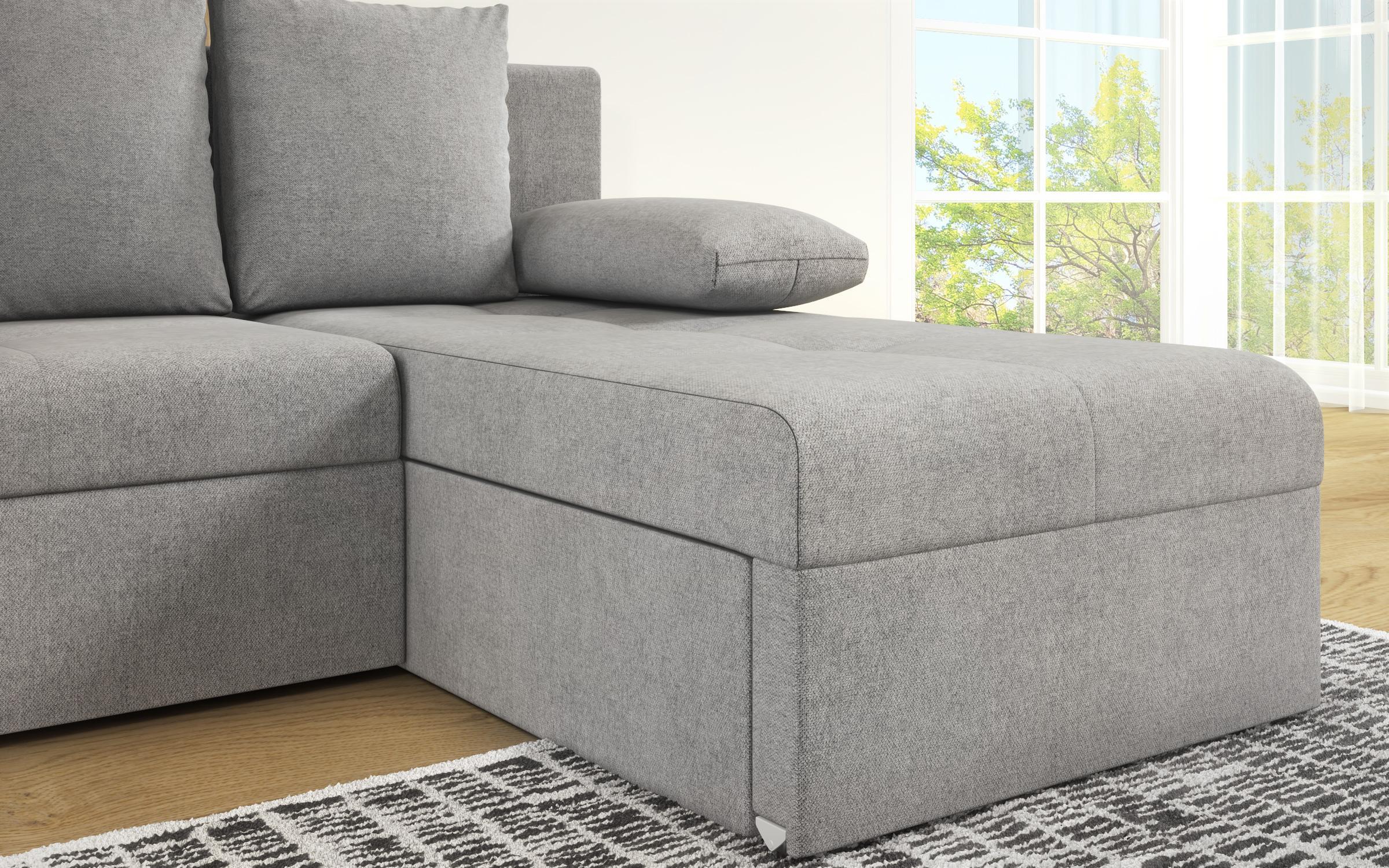 Coltar extensibil Aleto, gri deschis  9
