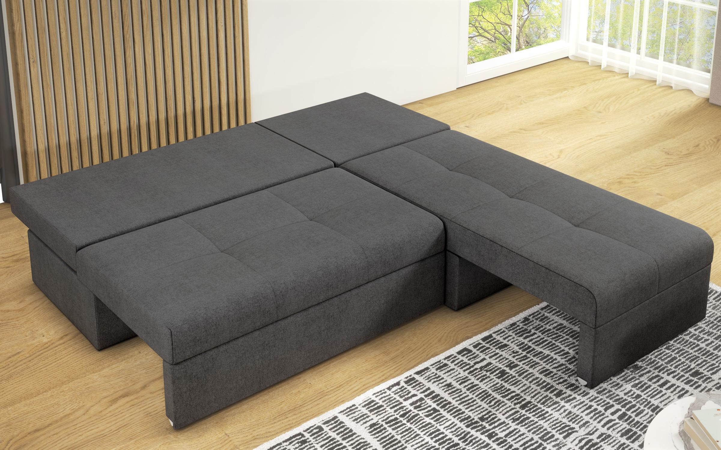 Coltar extensibil Aleto, gri inchis  6