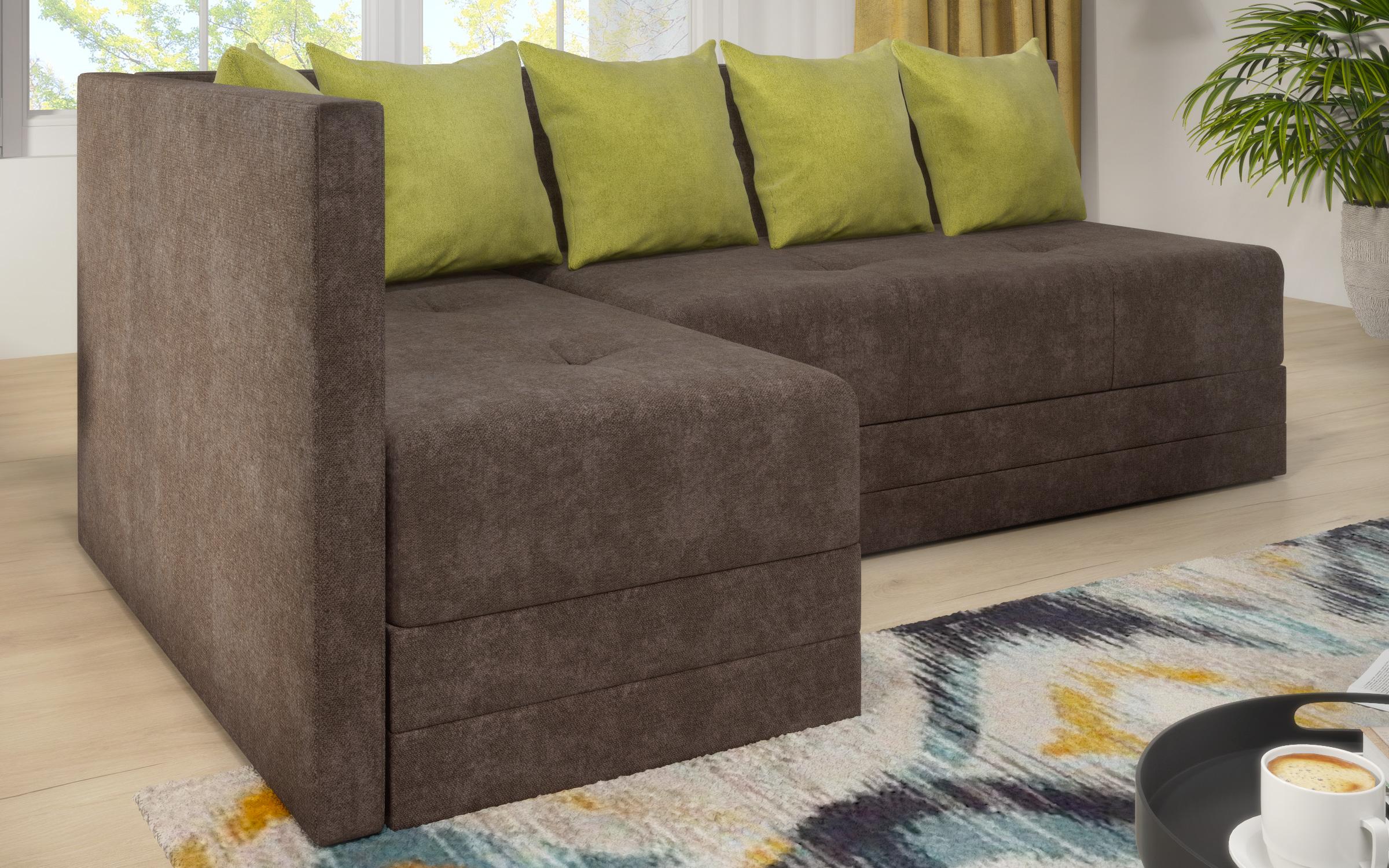 Coltar extensibil Alora, maro inchis + verde  5