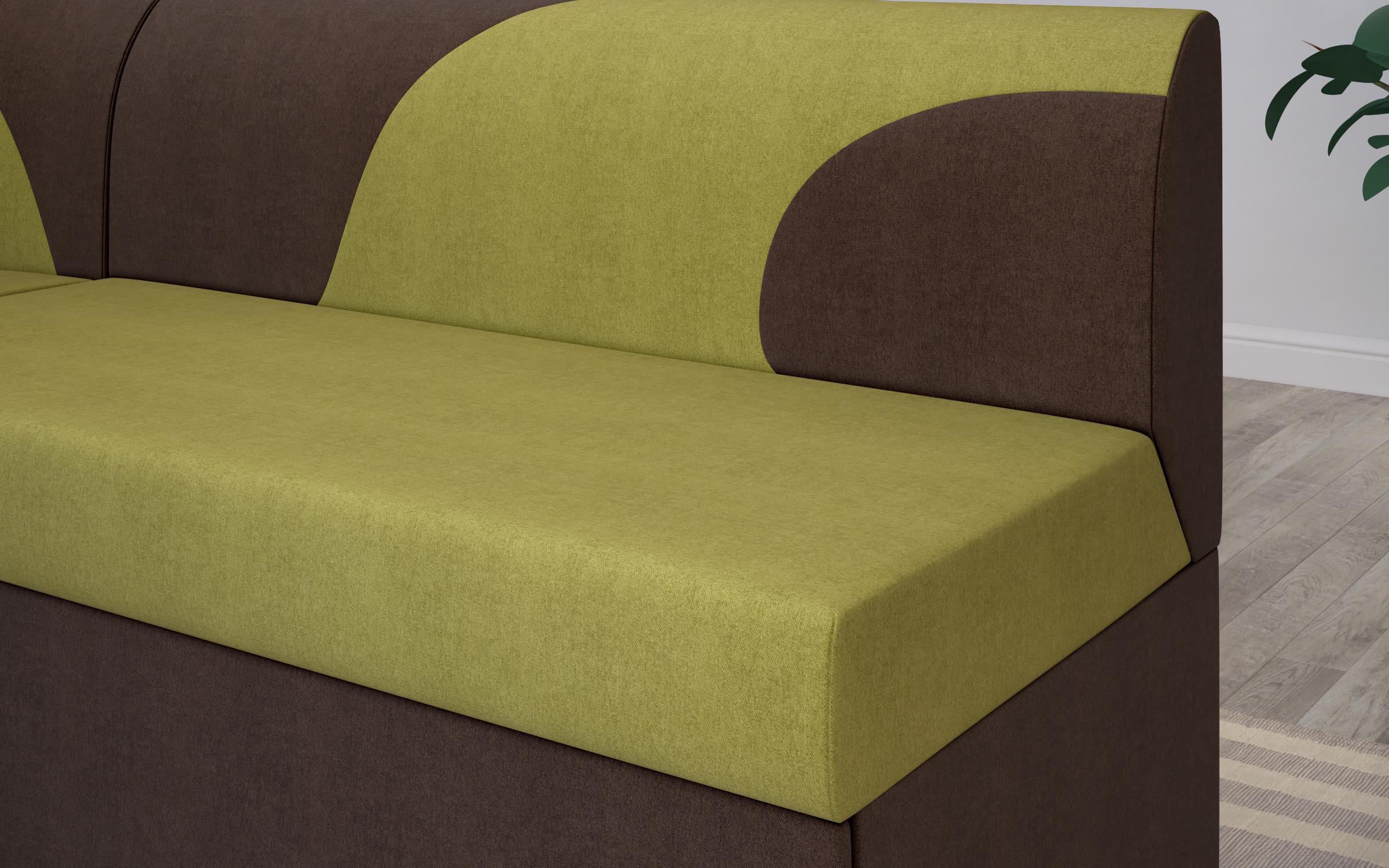 Coltar de bucatarie Ara, verde + maro  6