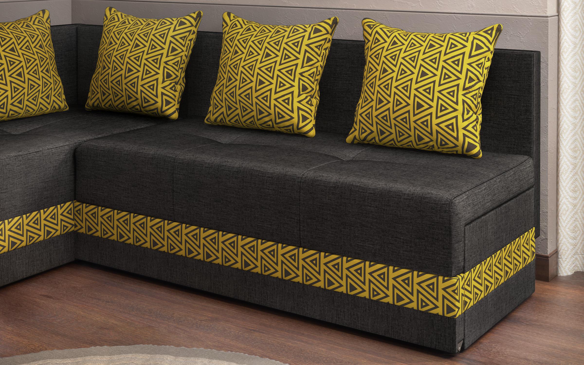 Coltar extensibil Areti, grafit + print  6