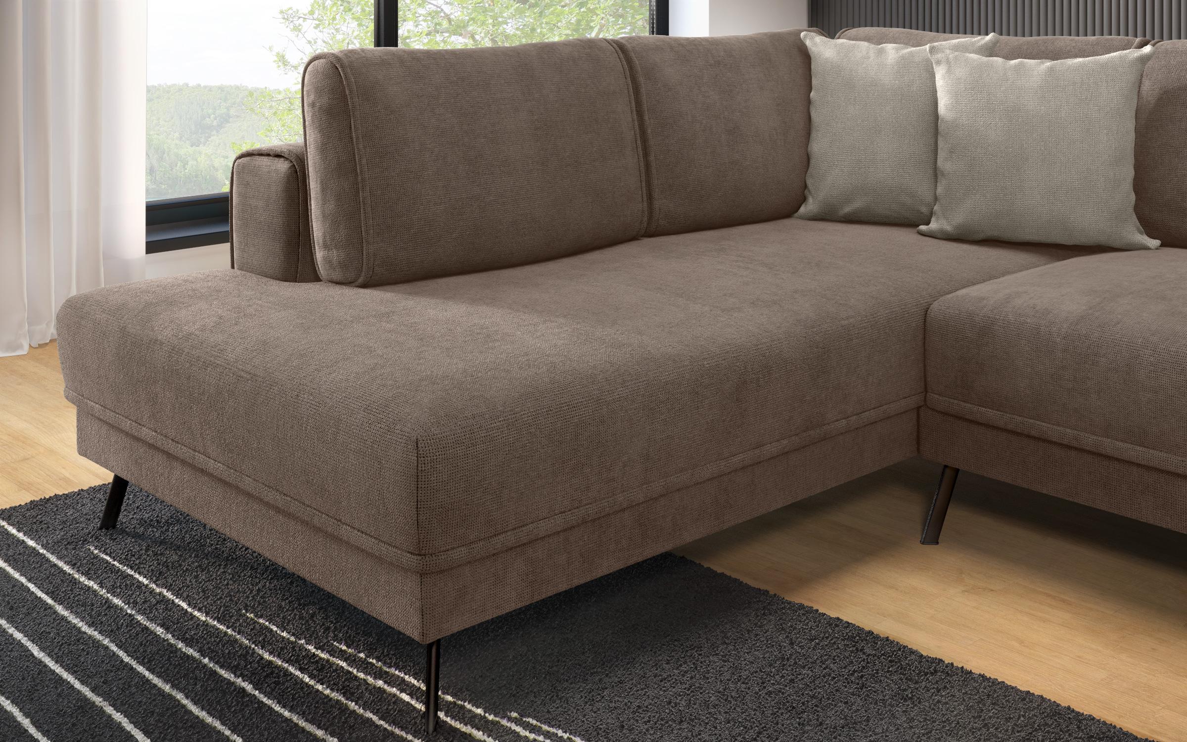 Coltar pentru living Aston, maro + bej  6