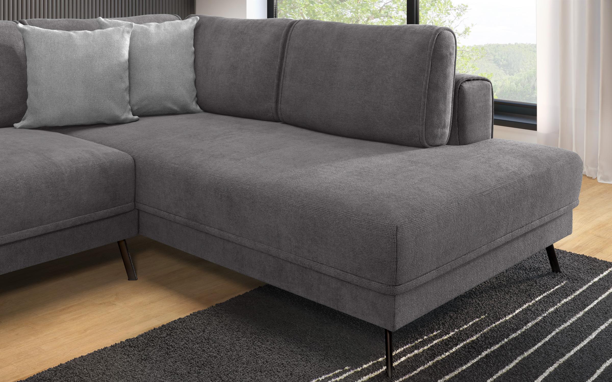 Coltar pentru living Aston, gri + gri deschis  4