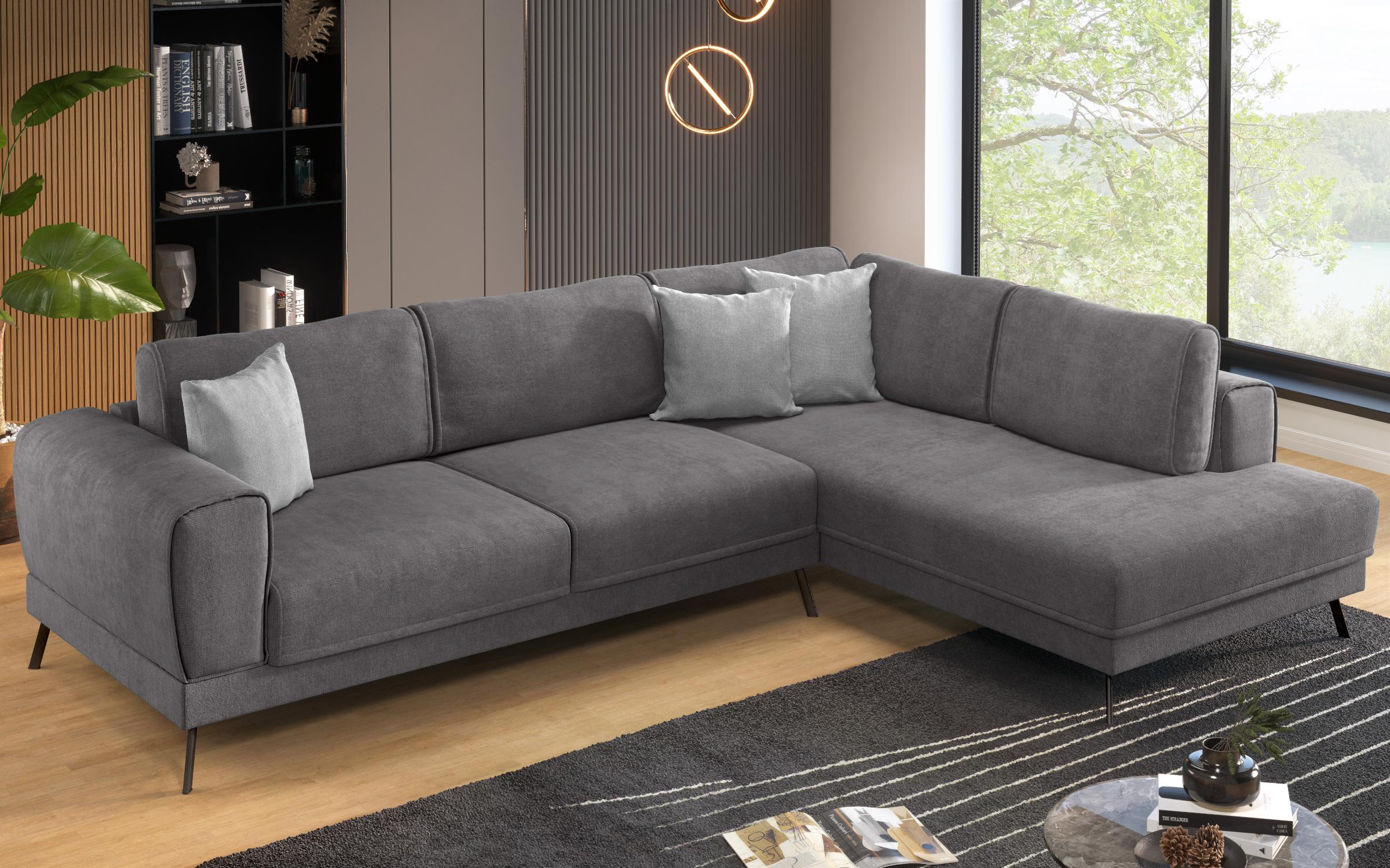 Coltar pentru living Aston, gri + gri deschis  7