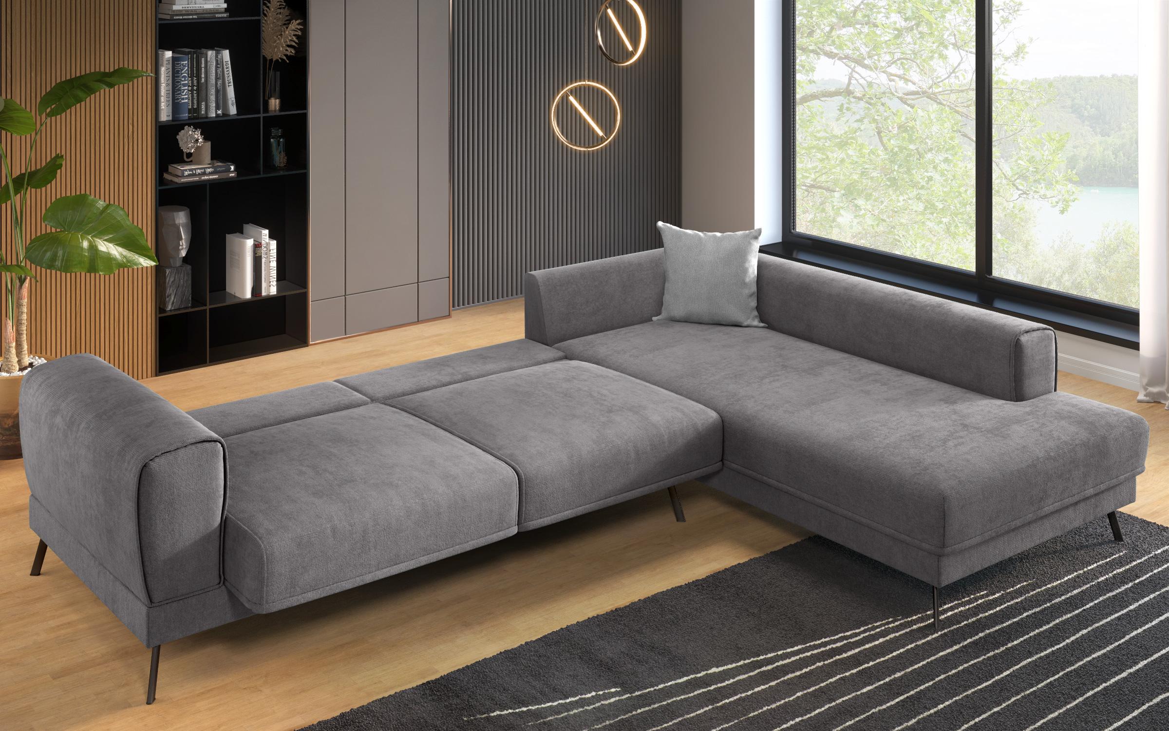 Coltar pentru living Aston, gri + gri deschis  8