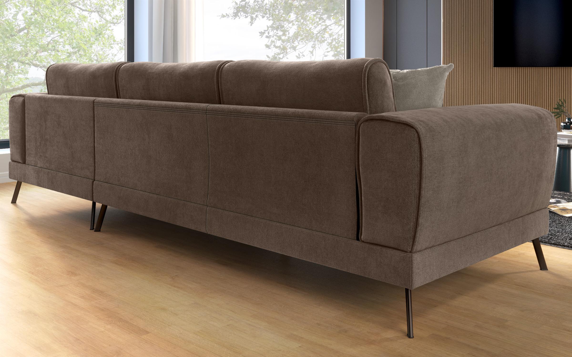 Coltar pentru living Aston, maro + bej  8