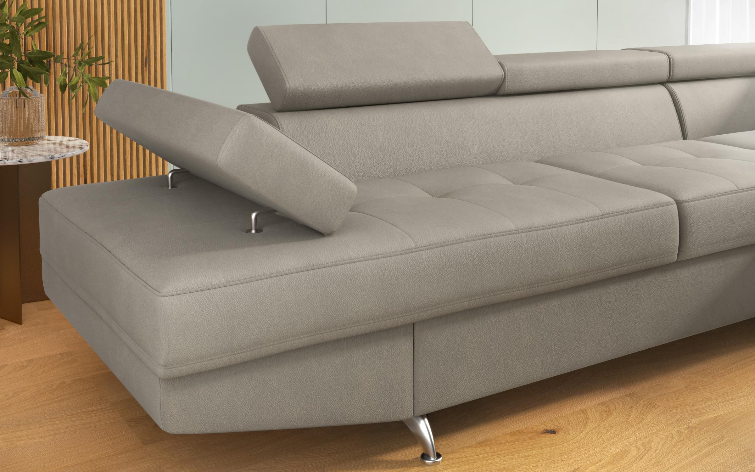 Coltar extensibil Bark, gri deschis  5