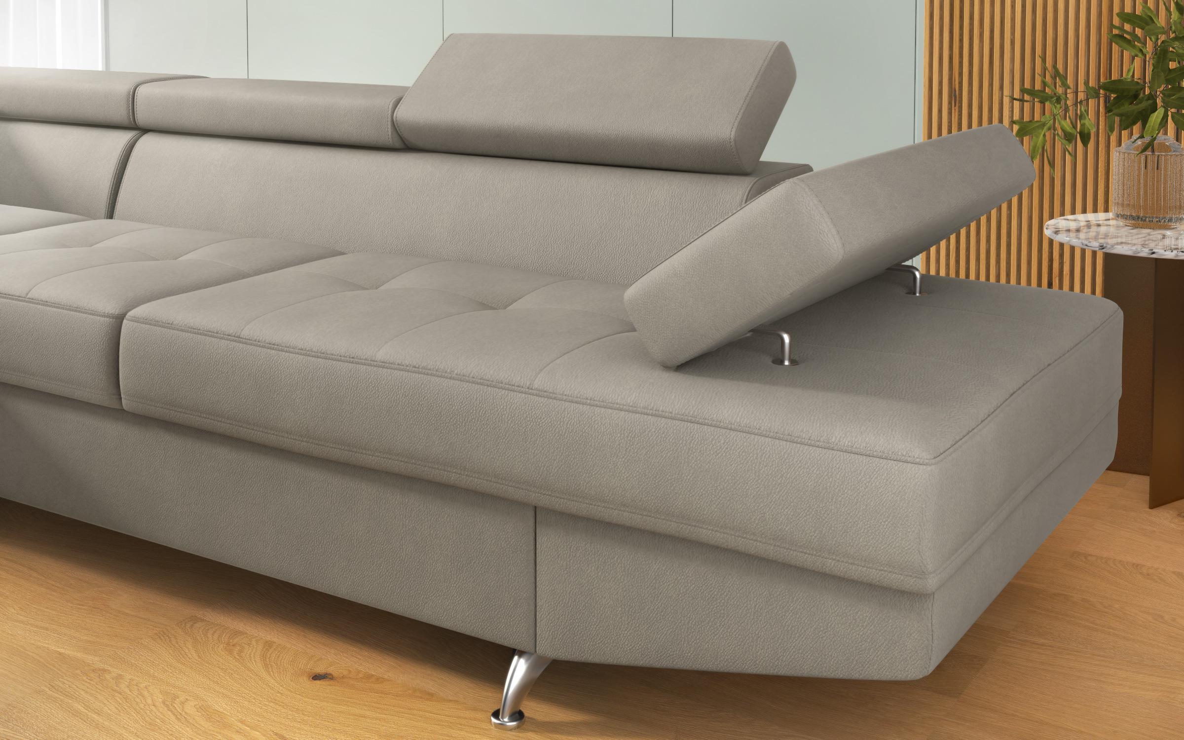 Coltar extensibil Bark, gri deschis  5