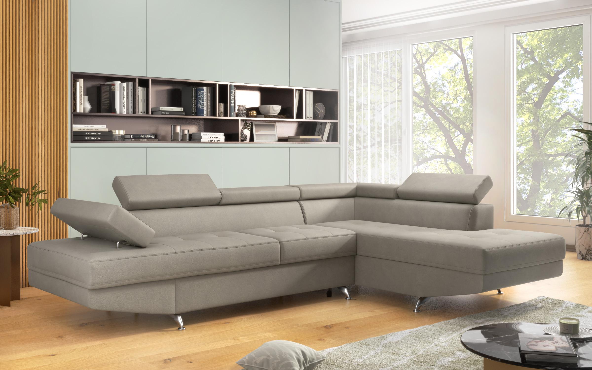 Coltar extensibil Bark, gri deschis  3