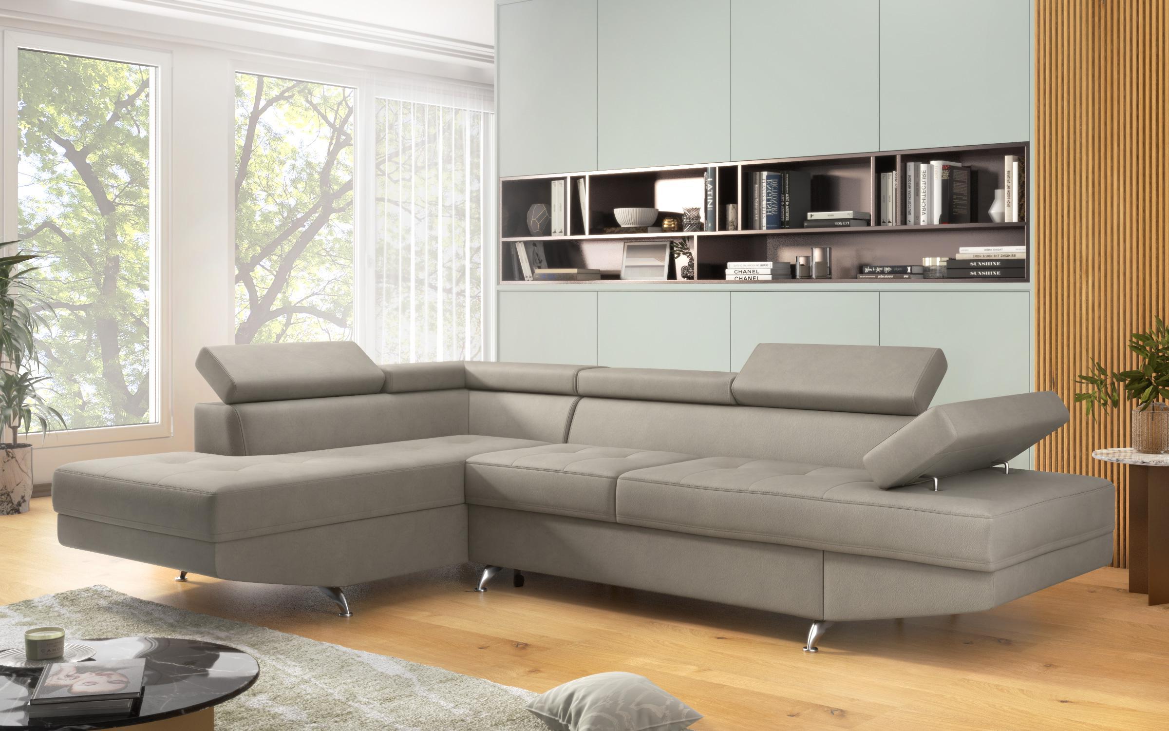 Coltar extensibil Bark, gri deschis  4