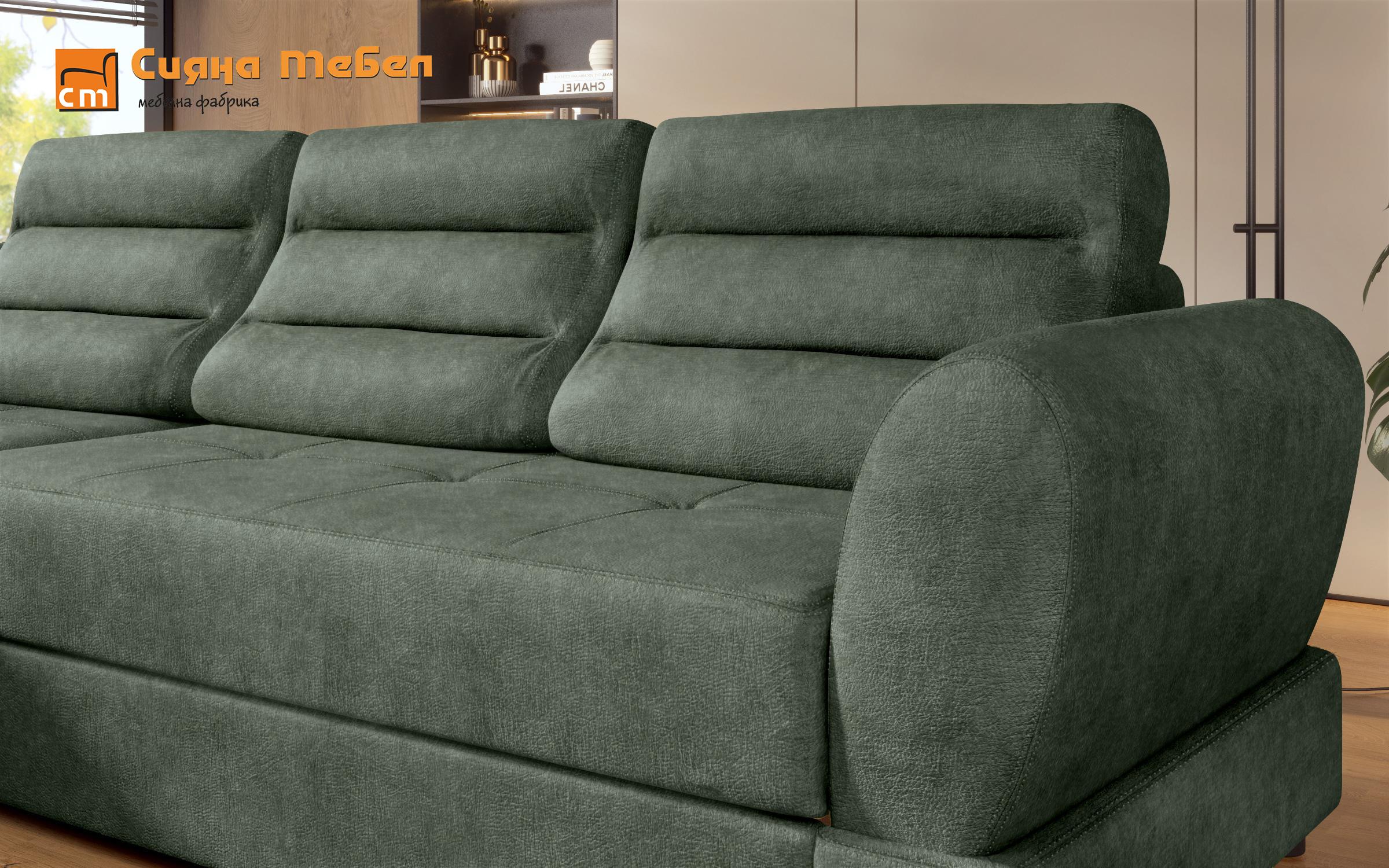 Coltar extensibil Camino, verde  6
