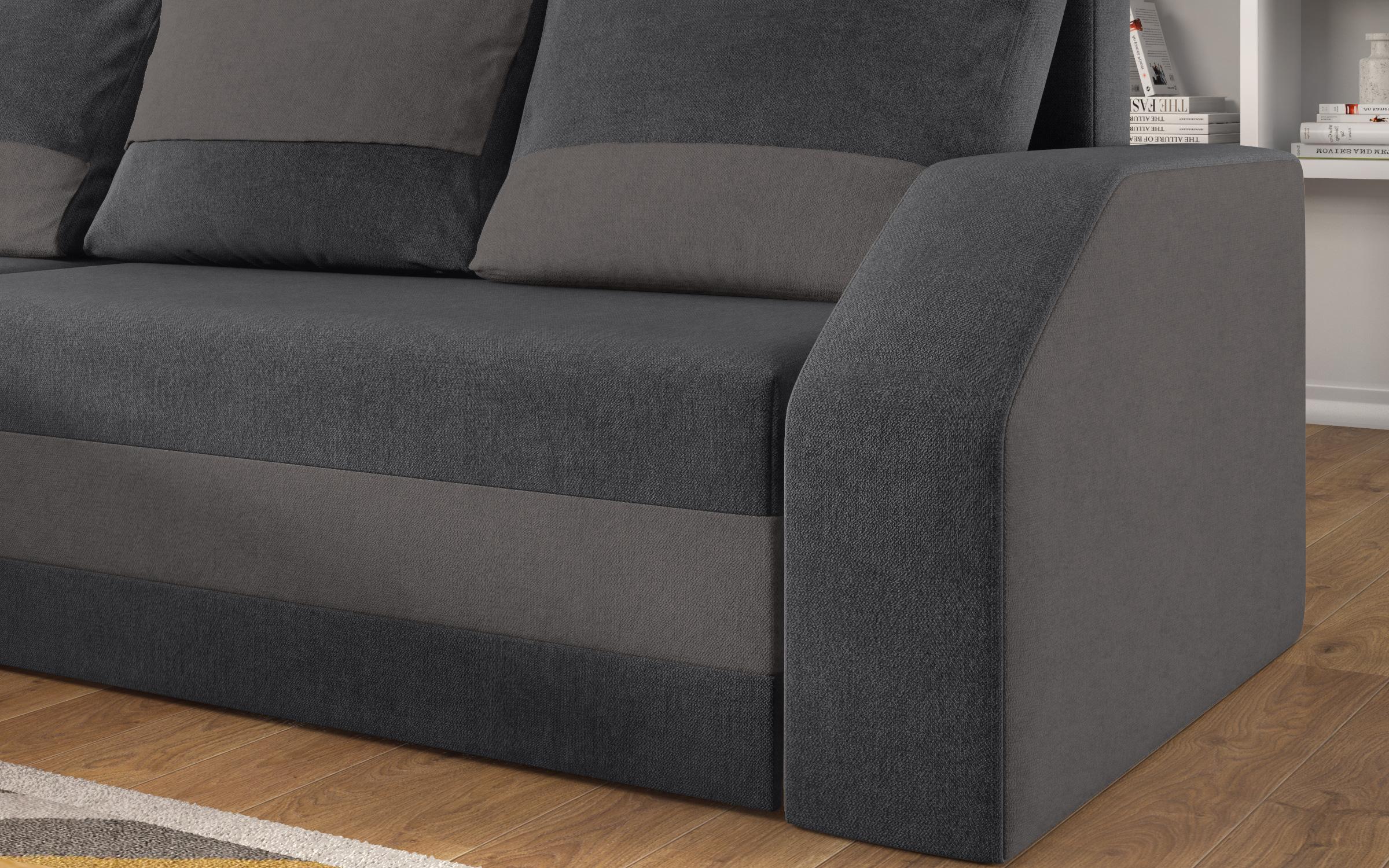 Coltar extensibil Dalas, grafit + gri inchis  5