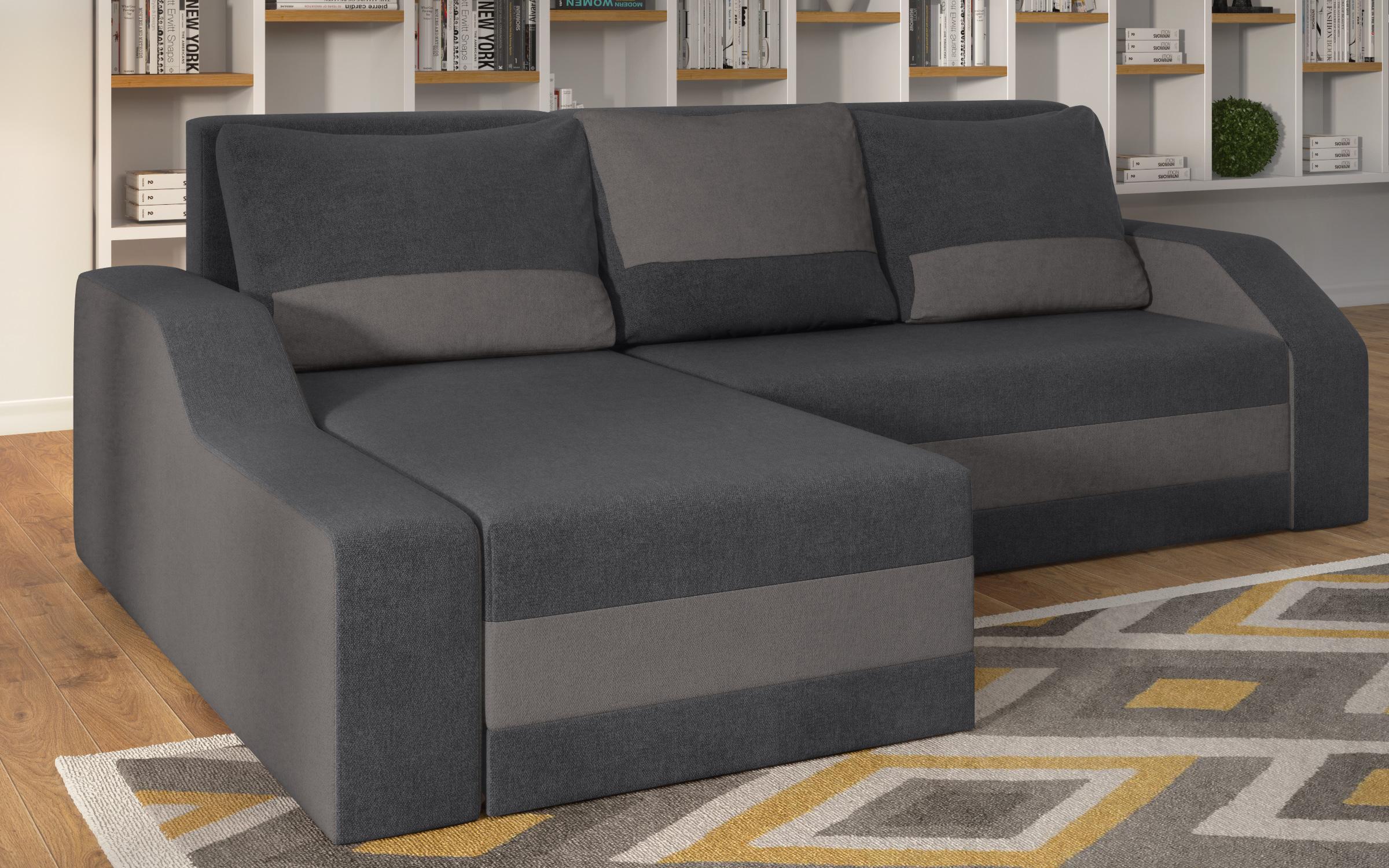 Coltar extensibil Dalas, grafit + gri inchis  6