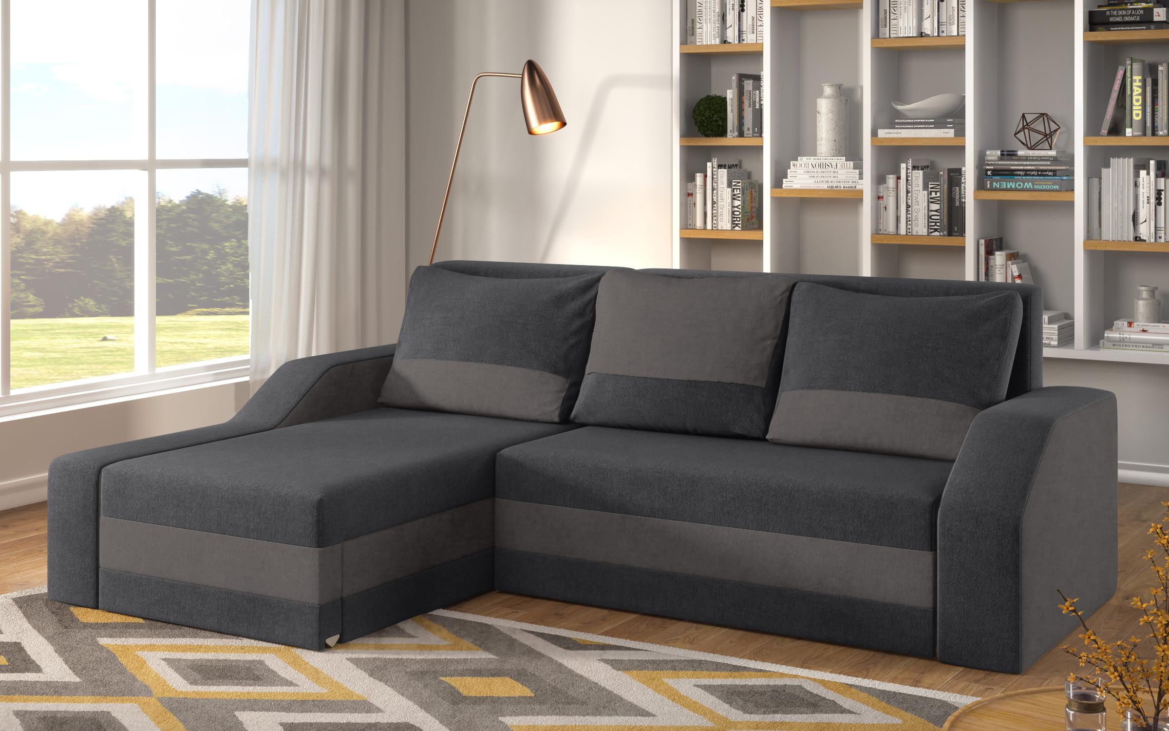 Coltar extensibil Dalas, grafit + gri inchis  3