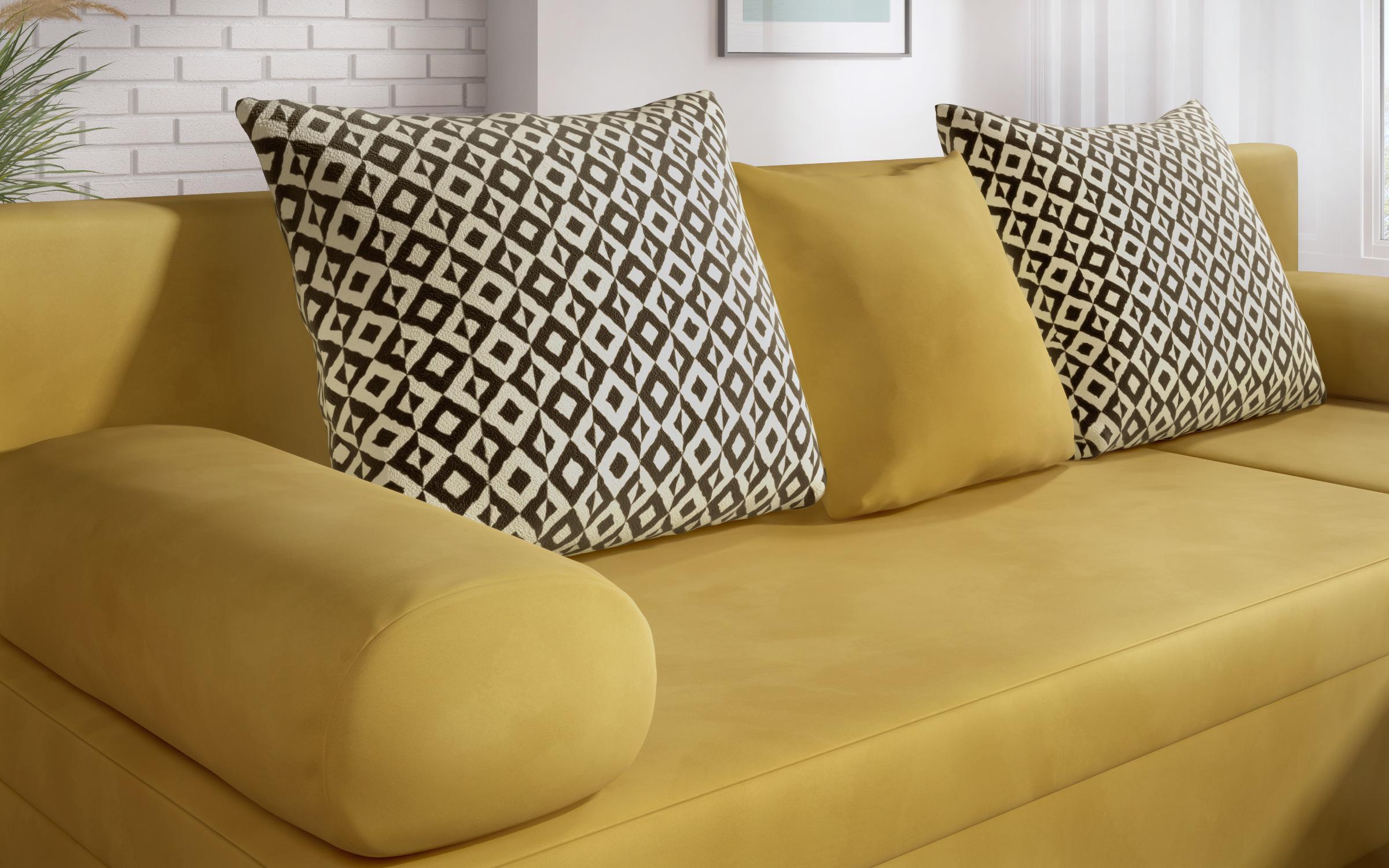 Coltar extensibil Dani M, galben  8