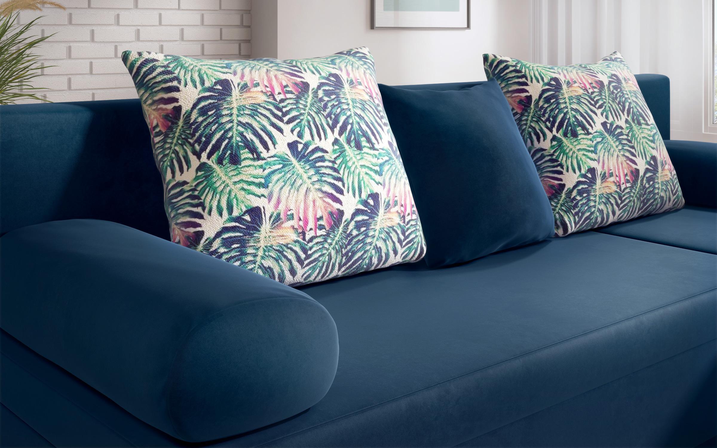 Раскладной угловой диван Дэнни М, темно-синий  8