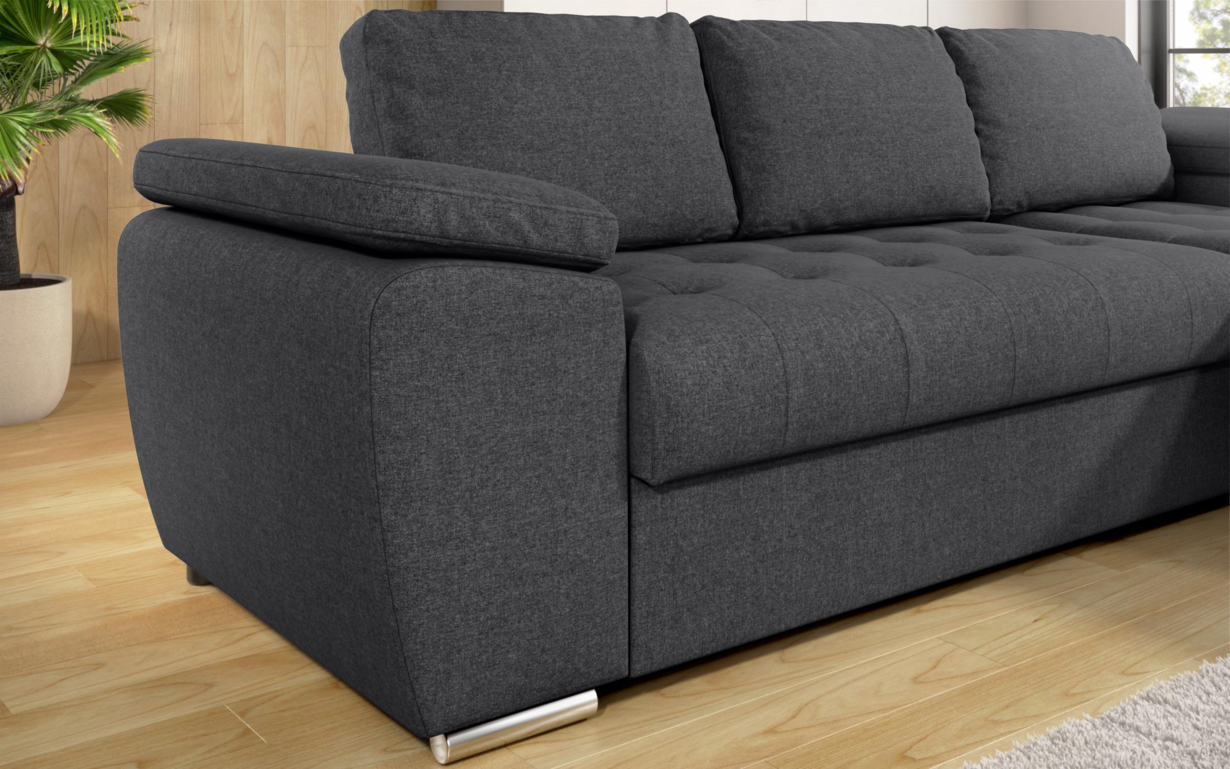 Coltar extensibil Valencia Pocket, gri inchis  4