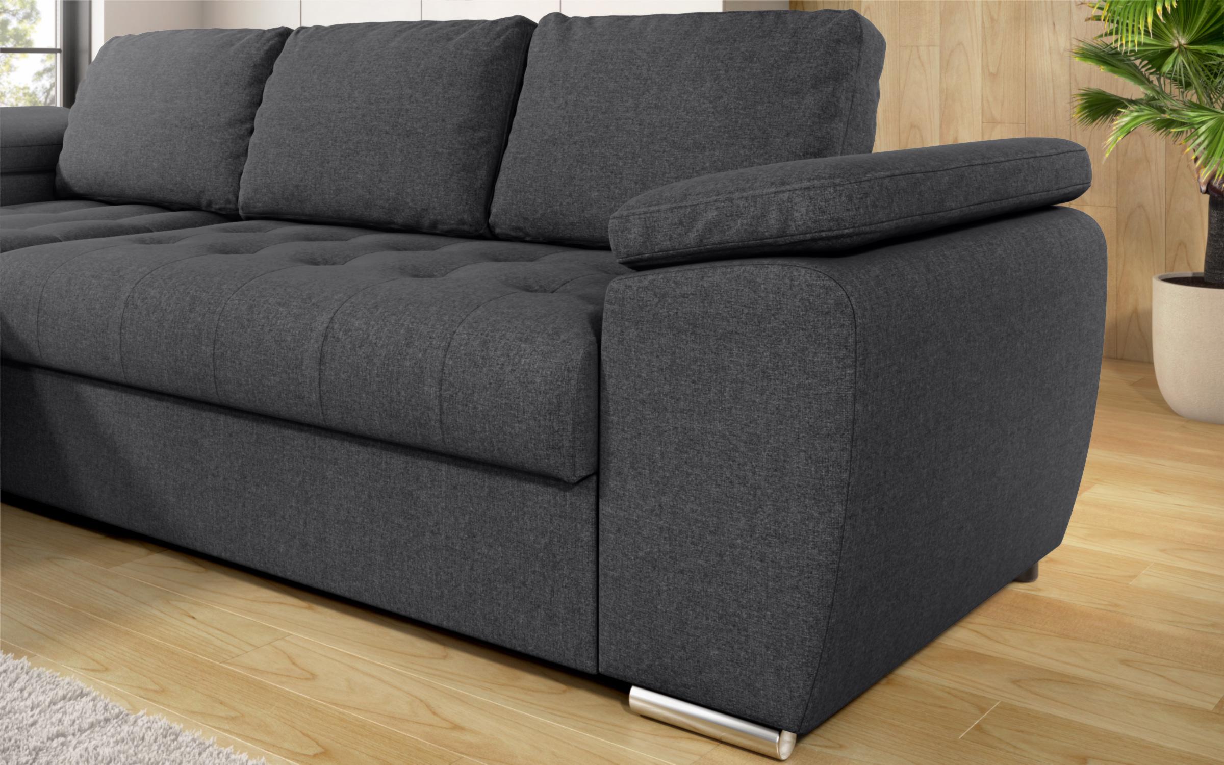 Coltar extensibil Valencia Pocket, gri inchis  8