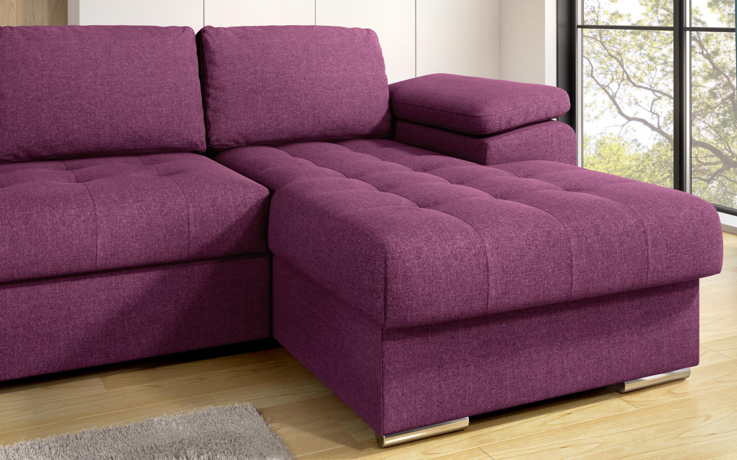 Coltar extensibil Valencia Pocket, lila  4