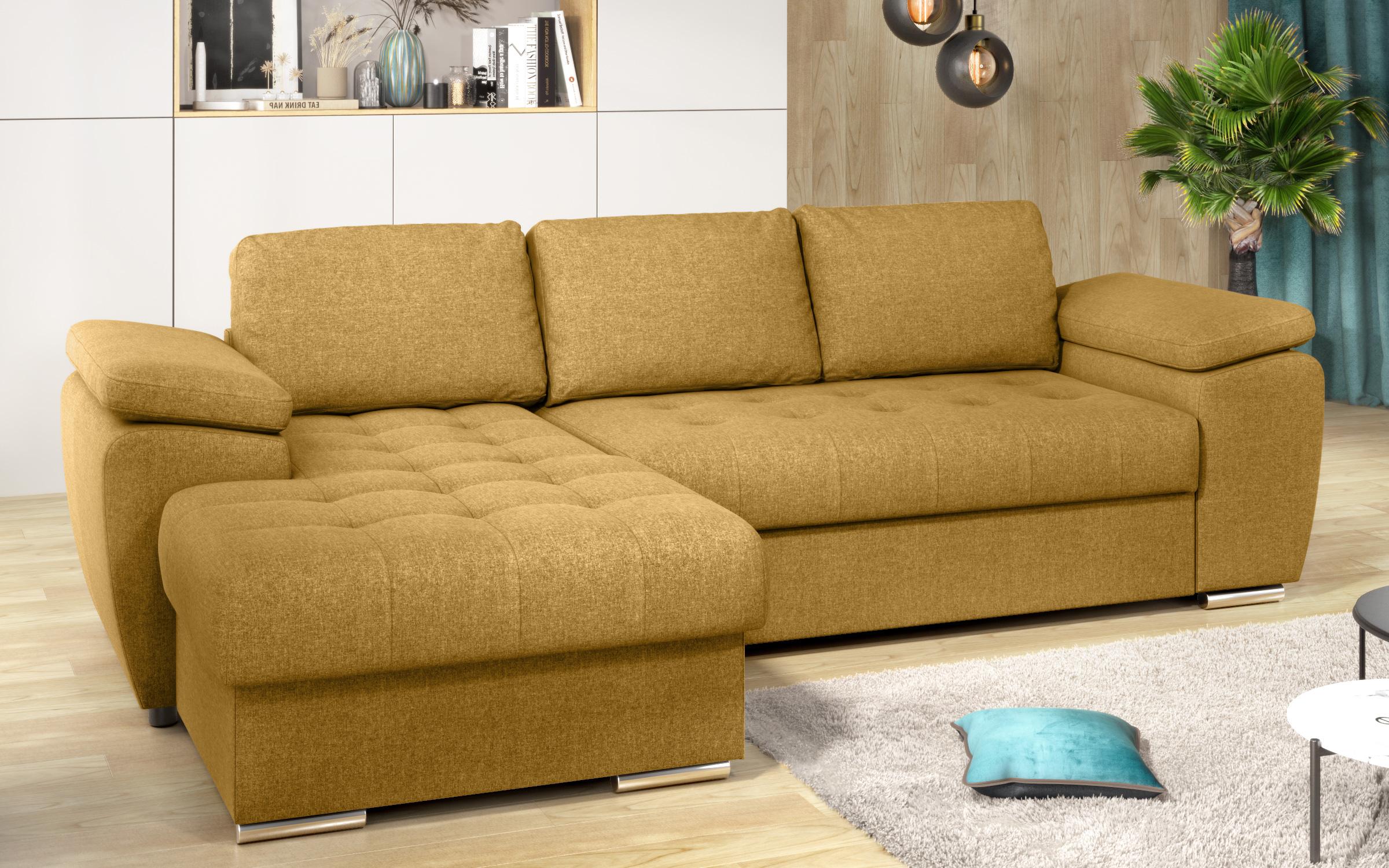 Coltar extensibil Valencia Pocket, mustar  3
